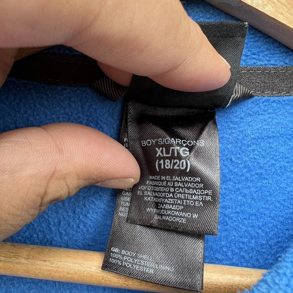 Japanese Brand THE NORTH FACE FLEECE ZIPPER JACKET XL SIZE FOR BOYS Size US XL / EU 56 / 4 - 11 Thumbnail