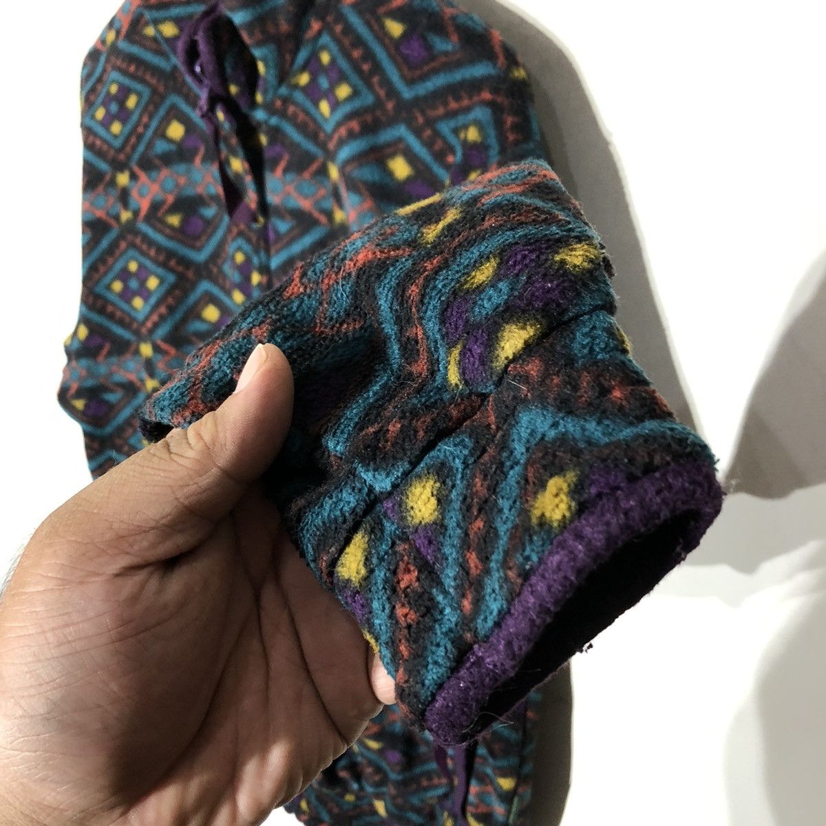 Japanese Brand POLARTEC NAVAJO BANDANNA INSPIRED BY KAPITAL JAPAN Size US L / EU 52-54 / 3 - 6 Thumbnail