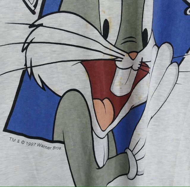 Cartoon Network Vintage 90s Cartoon Bug Bunny Funny Cartoon By Looney Tunes Size US L / EU 52-54 / 3 - 6 Thumbnail