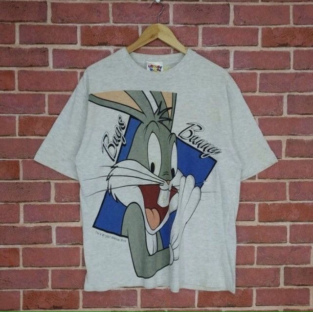 Cartoon Network Vintage 90s Cartoon Bug Bunny Funny Cartoon By Looney Tunes Size US L / EU 52-54 / 3 - 1 Thumbnail