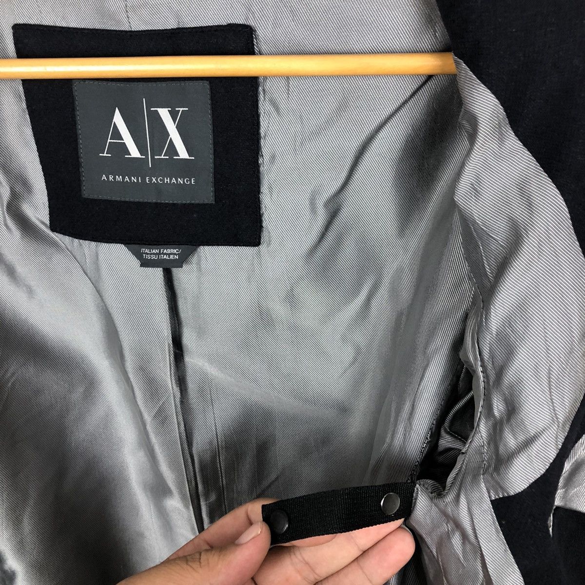 Armani Exchange AX ARMANI EXCHANGE JACKET - BLACK Size US M / EU 48-50 / 2 - 11 Thumbnail
