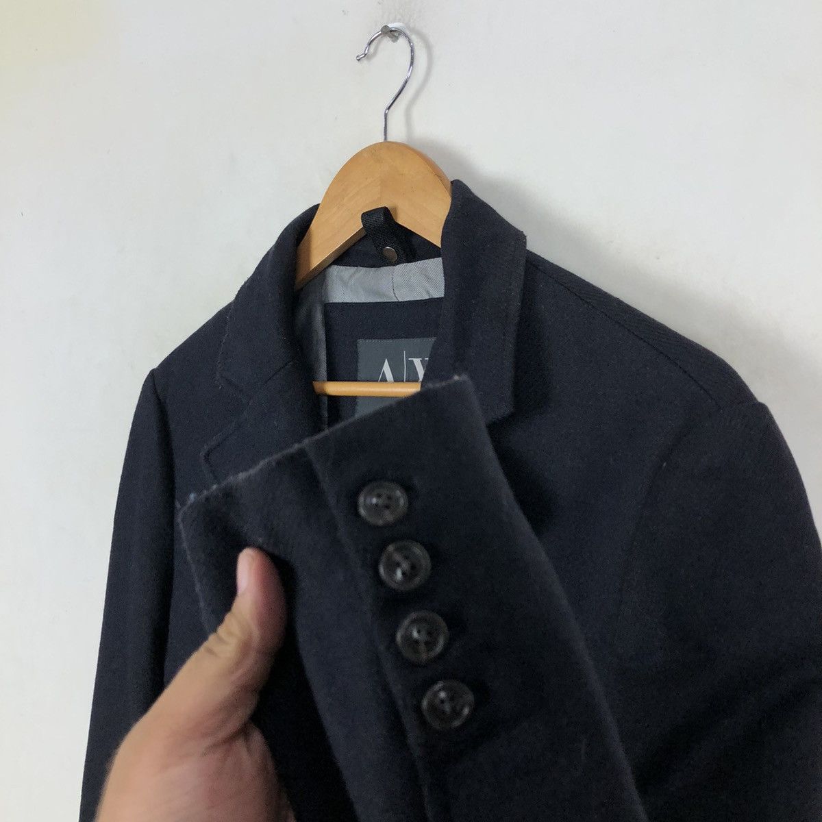 Armani Exchange AX ARMANI EXCHANGE JACKET - BLACK Size US M / EU 48-50 / 2 - 5 Thumbnail