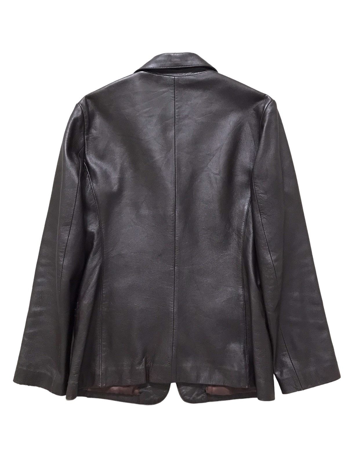 Japanese Brand INED Japan Sheep Leather Blazer Size S / US 4 / IT 40 - 5 Thumbnail