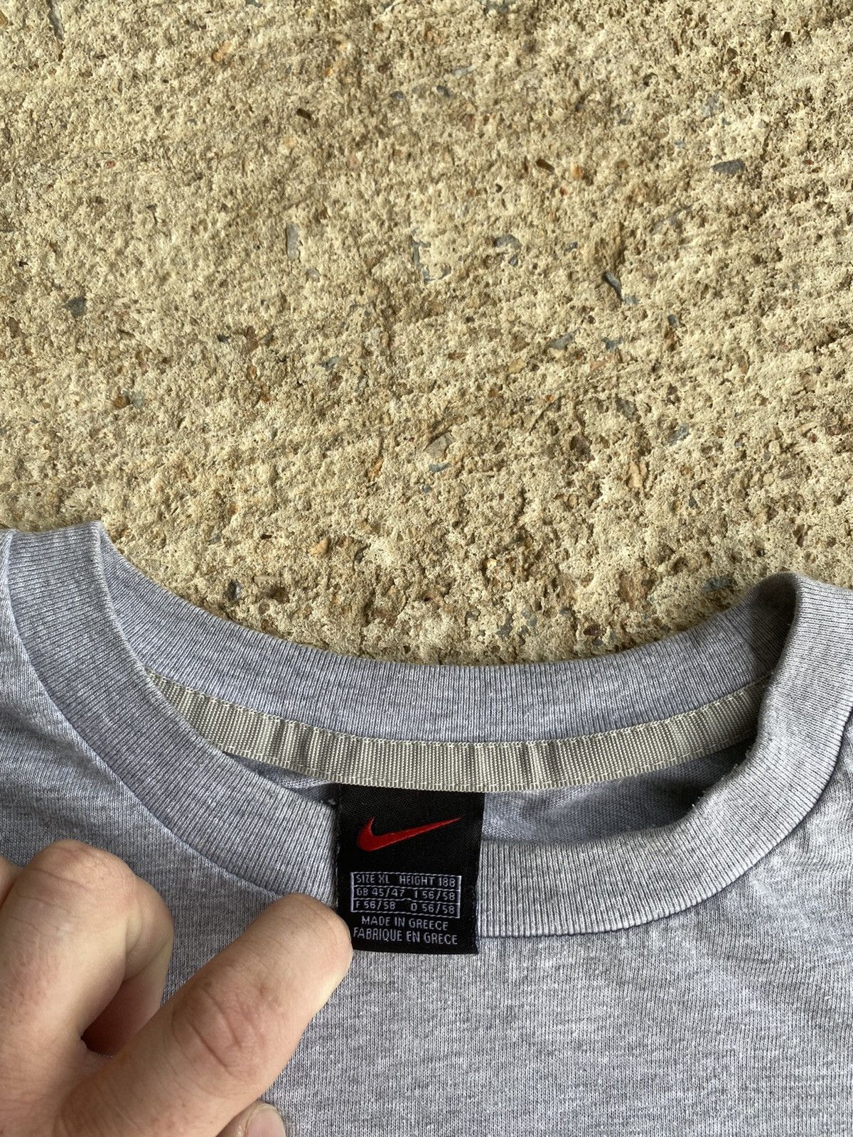 Nike × Vintage Vintage Y2K Nike Embroidered Small Swoosh Shirt Size US XL / EU 56 / 4 - 3 Thumbnail