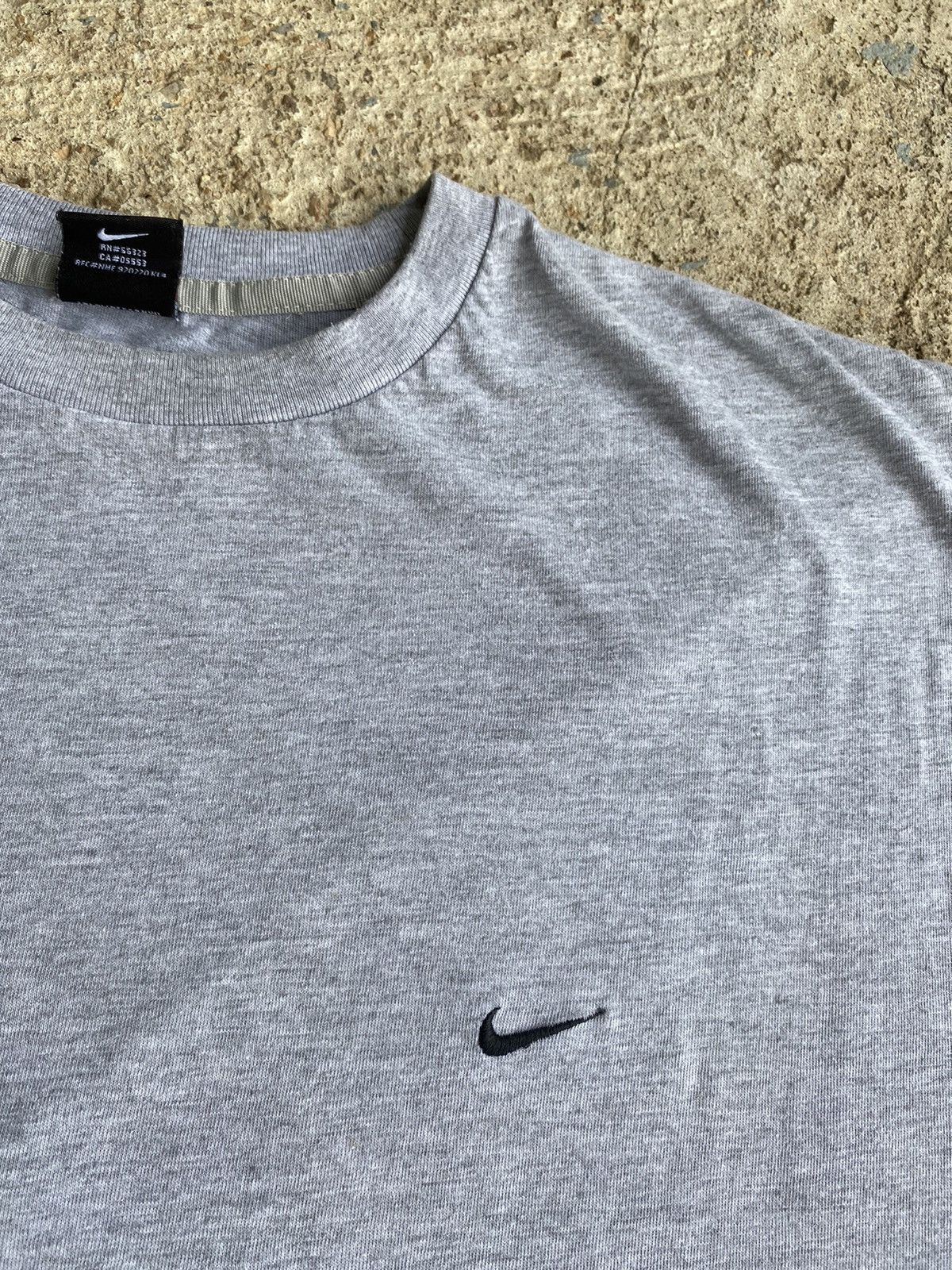 Nike × Vintage Vintage Y2K Nike Embroidered Small Swoosh Shirt Size US XL / EU 56 / 4 - 2 Thumbnail