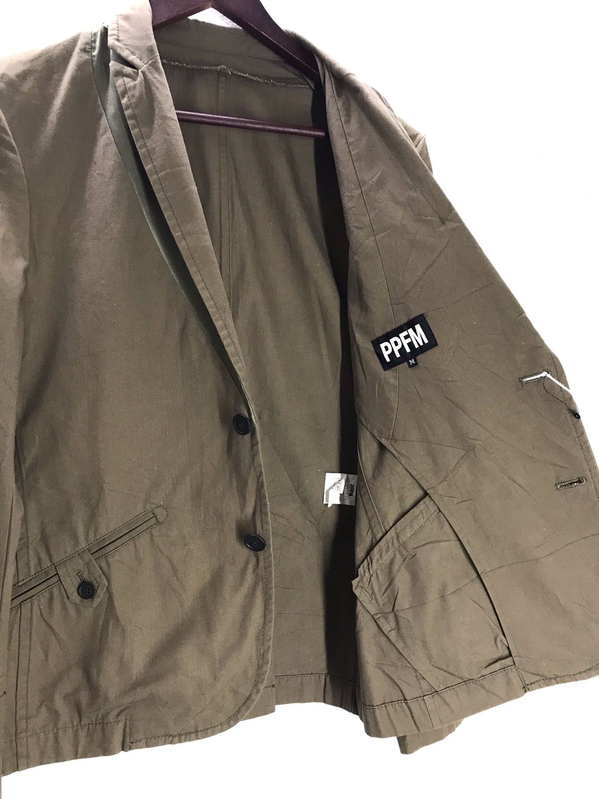 Japanese Brand × PPFM Japanese PPFM Skull Design Blazer Coat Jacket Size 38L - 4 Thumbnail