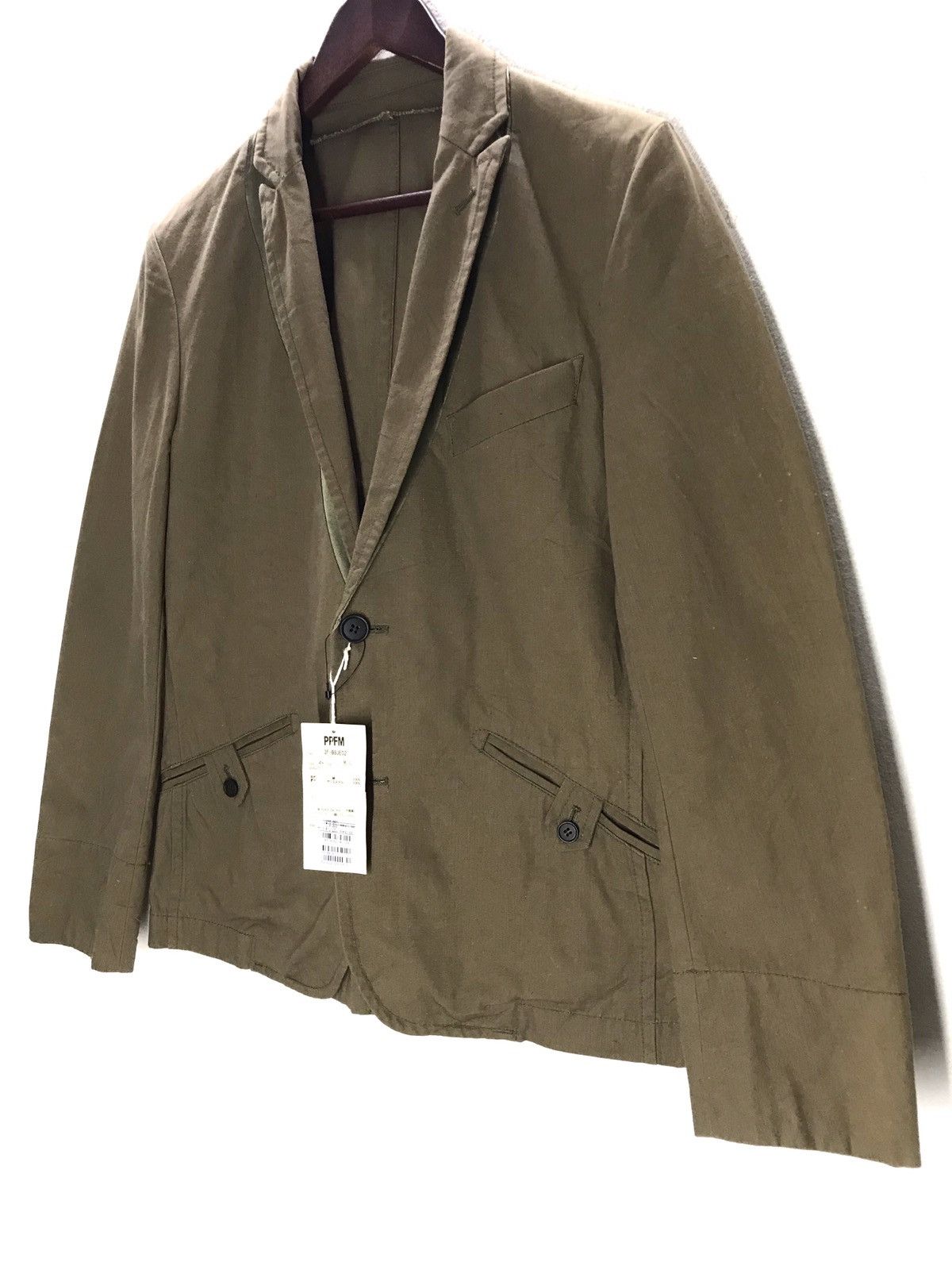 Japanese Brand × PPFM Japanese PPFM Skull Design Blazer Coat Jacket Size 38L - 3 Thumbnail