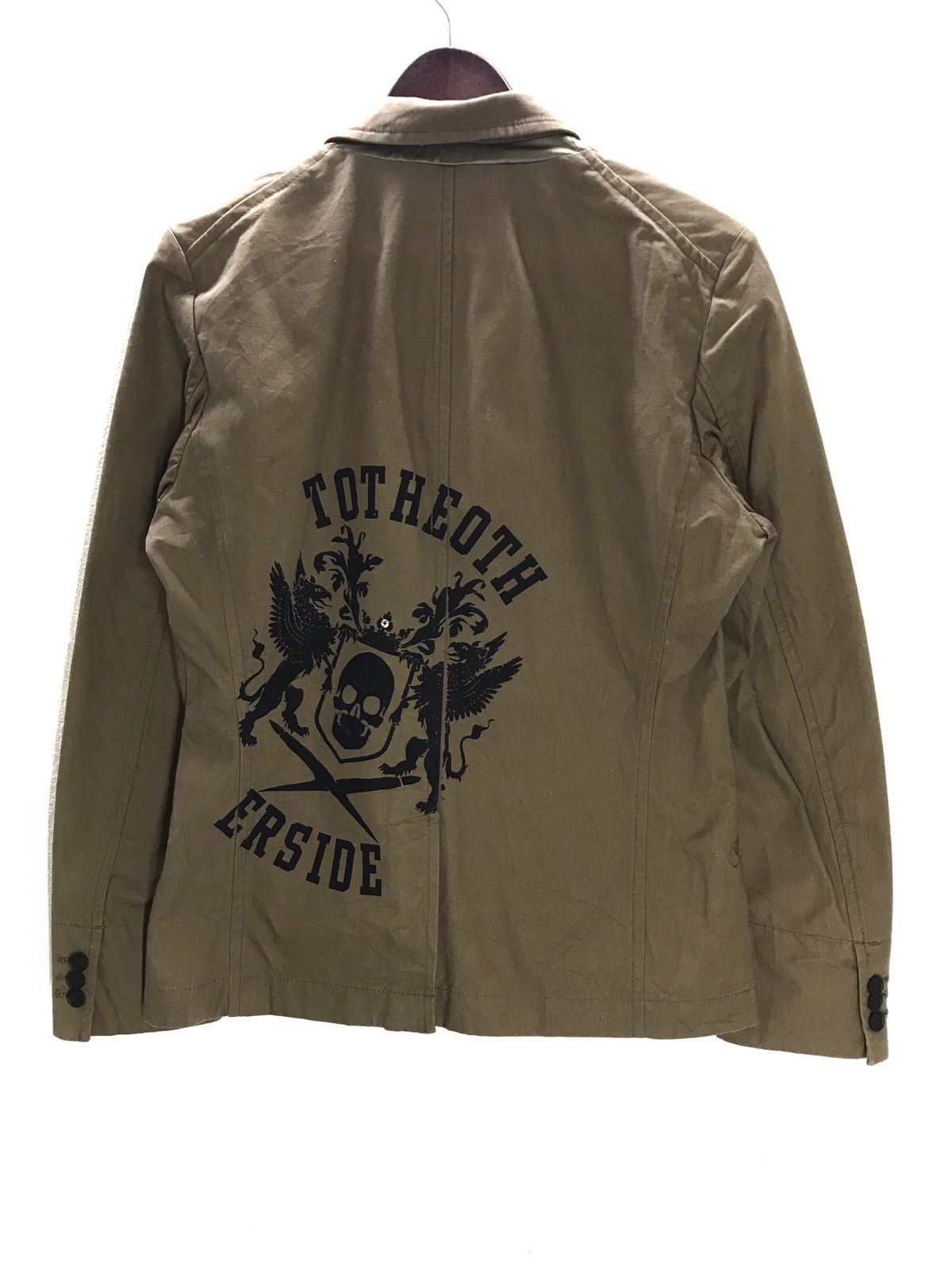 Japanese Brand × PPFM Japanese PPFM Skull Design Blazer Coat Jacket Size 38L - 1 Thumbnail
