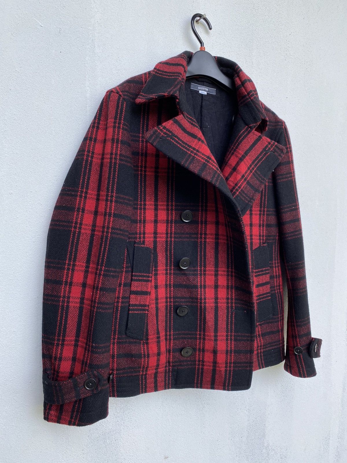Designer × Issey Miyake × Japanese Brand GK154 GLOSTER DOUBLE BREAST JACKET INSPIRED ISSEY MIYAKE Size US M / EU 48-50 / 2 - 4 Thumbnail