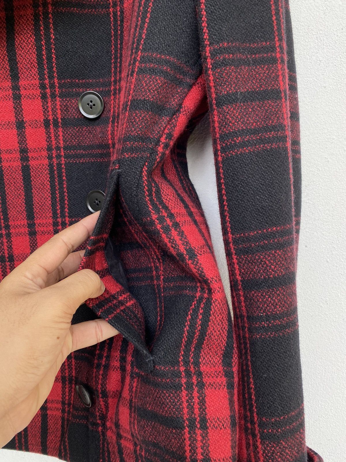 Designer × Issey Miyake × Japanese Brand GK154 GLOSTER DOUBLE BREAST JACKET INSPIRED ISSEY MIYAKE Size US M / EU 48-50 / 2 - 12 Thumbnail