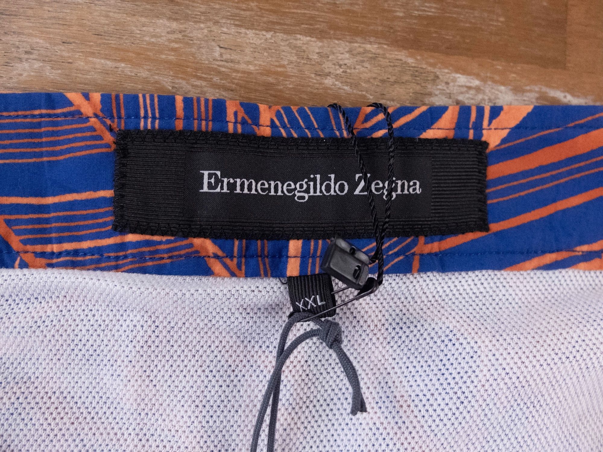 Ermenegildo Zegna ERMENEGILDO ZEGNA leaf motif blue swim shorts XXL - NWT Size US 38 / EU 54 - 5 Thumbnail