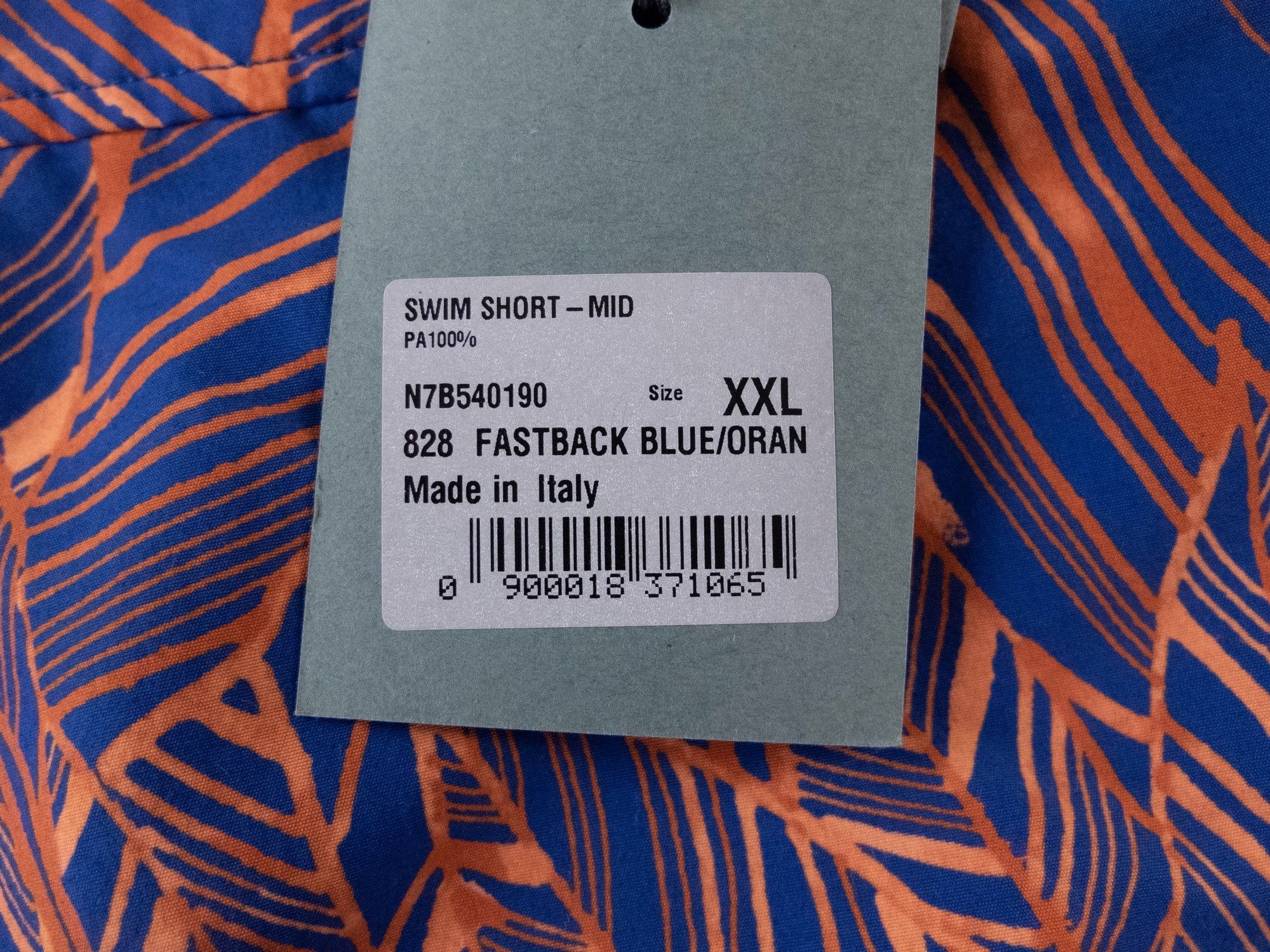 Ermenegildo Zegna ERMENEGILDO ZEGNA leaf motif blue swim shorts XXL - NWT Size US 38 / EU 54 - 2 Thumbnail