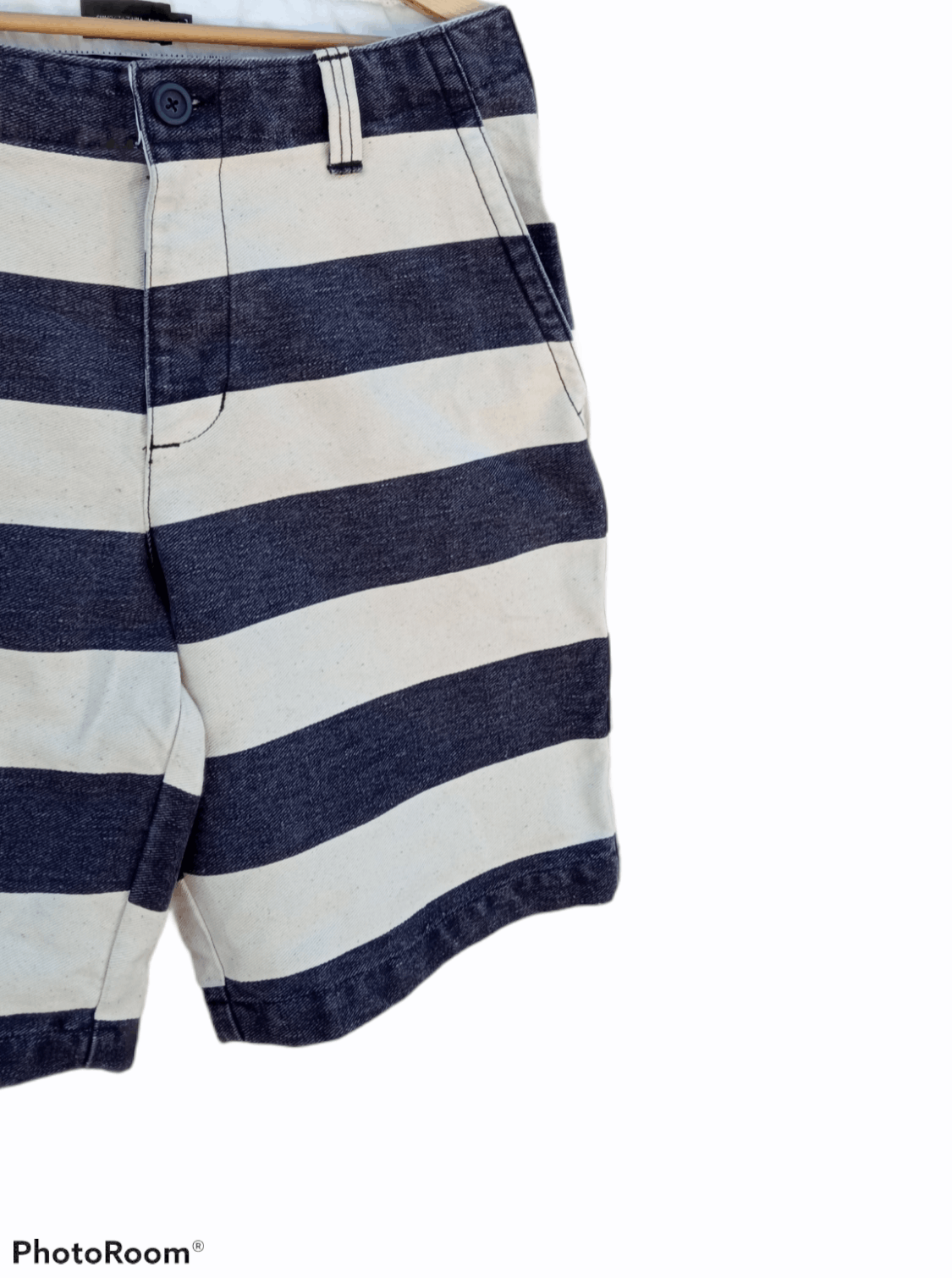 Japanese Brand × Vintage 🔥🔥Shimokitazawa Ringo Border Striped Prisoner Pants Size US 33 - 4 Thumbnail