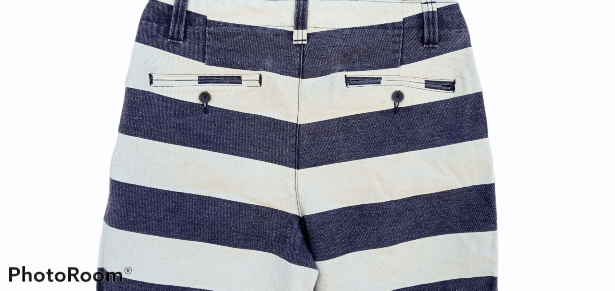 Japanese Brand × Vintage 🔥🔥Shimokitazawa Ringo Border Striped Prisoner Pants Size US 33 - 14 Thumbnail