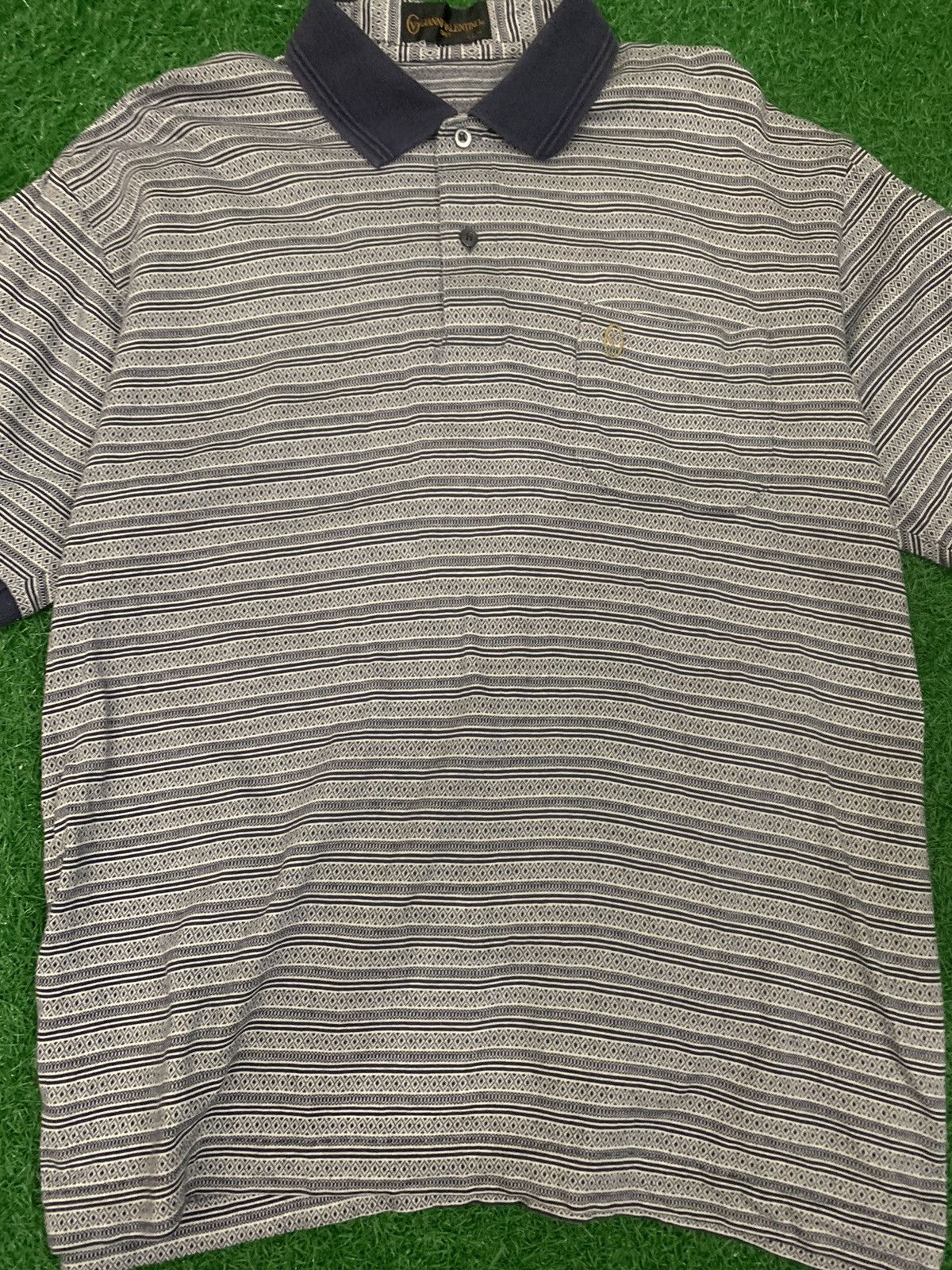 Gianni Valentino × Japanese Brand × Vintage Vintage Gianni Valentino Italy Polo Size US L / EU 52-54 / 3 - 2 Thumbnail