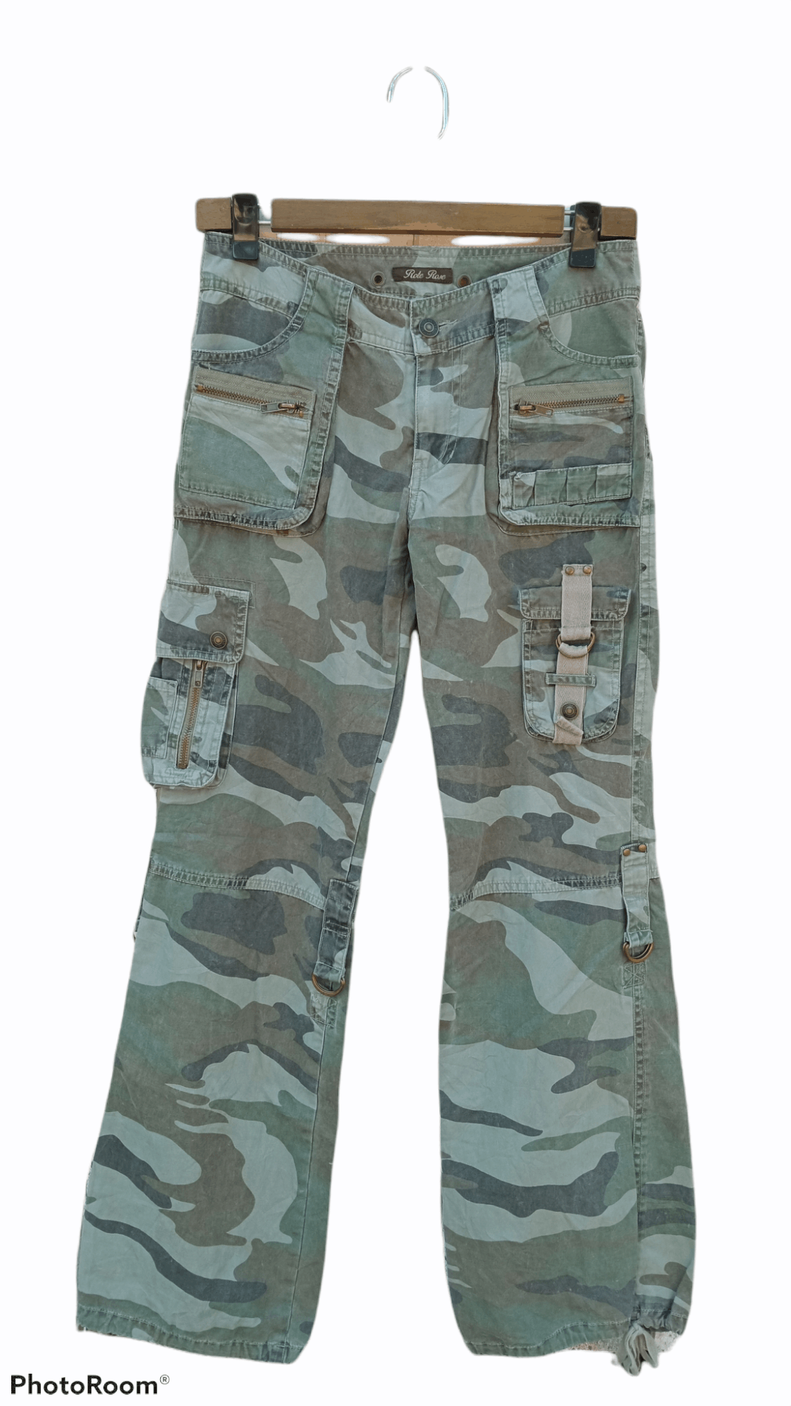 Japanese Brand 🔥🔥Rote Rose Military Camouflage Multipocket Cargo Pants Size US 28 / EU 44 - 1 Thumbnail