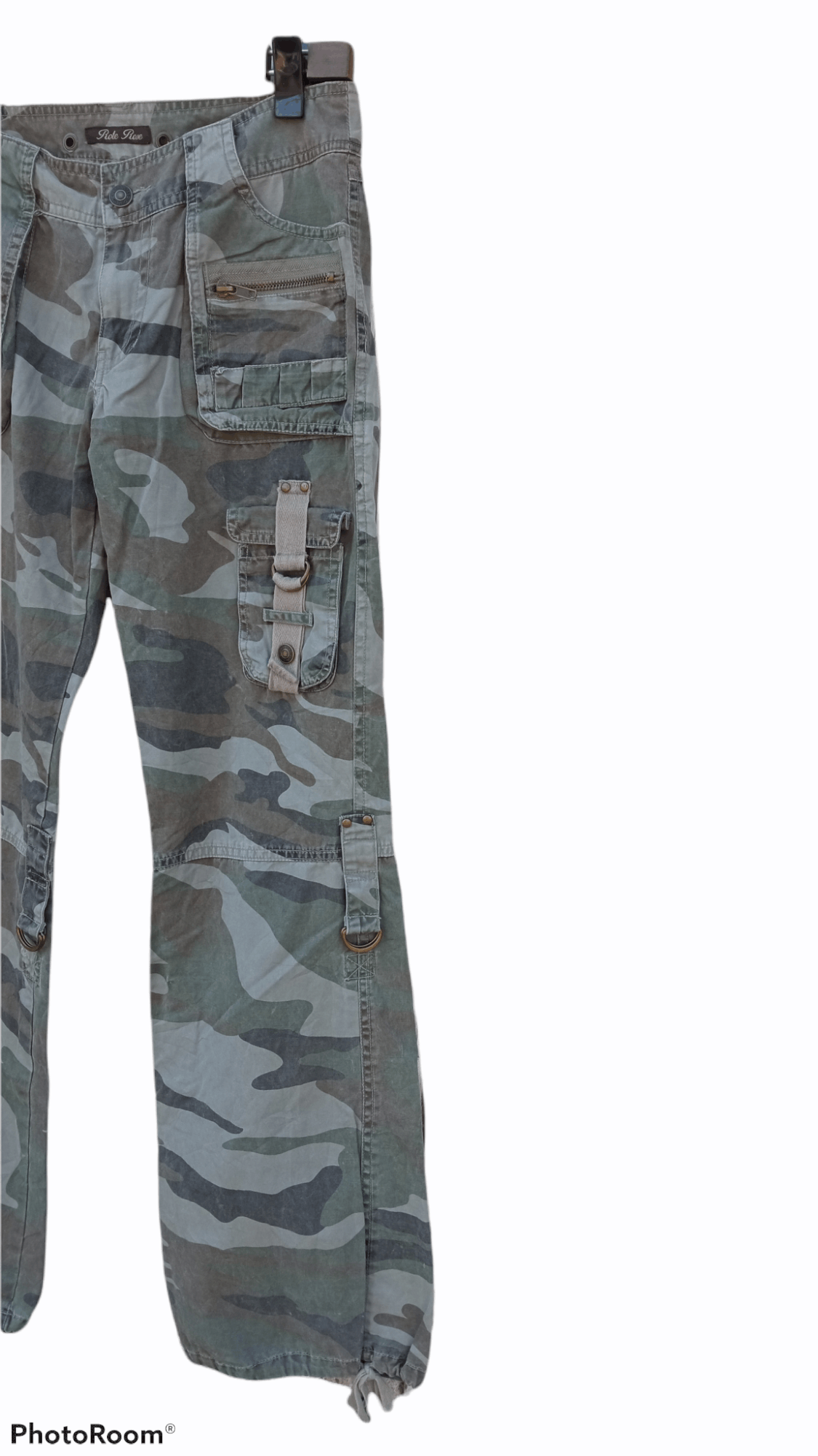 Japanese Brand 🔥🔥Rote Rose Military Camouflage Multipocket Cargo Pants Size US 28 / EU 44 - 4 Thumbnail