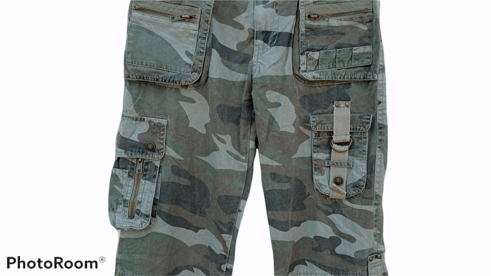 Japanese Brand 🔥🔥Rote Rose Military Camouflage Multipocket Cargo Pants Size US 28 / EU 44 - 7 Thumbnail
