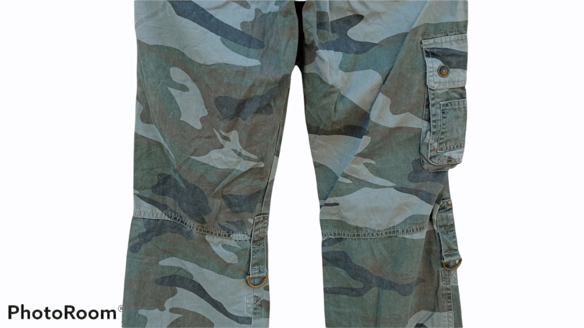 Japanese Brand 🔥🔥Rote Rose Military Camouflage Multipocket Cargo Pants Size US 28 / EU 44 - 22 Thumbnail