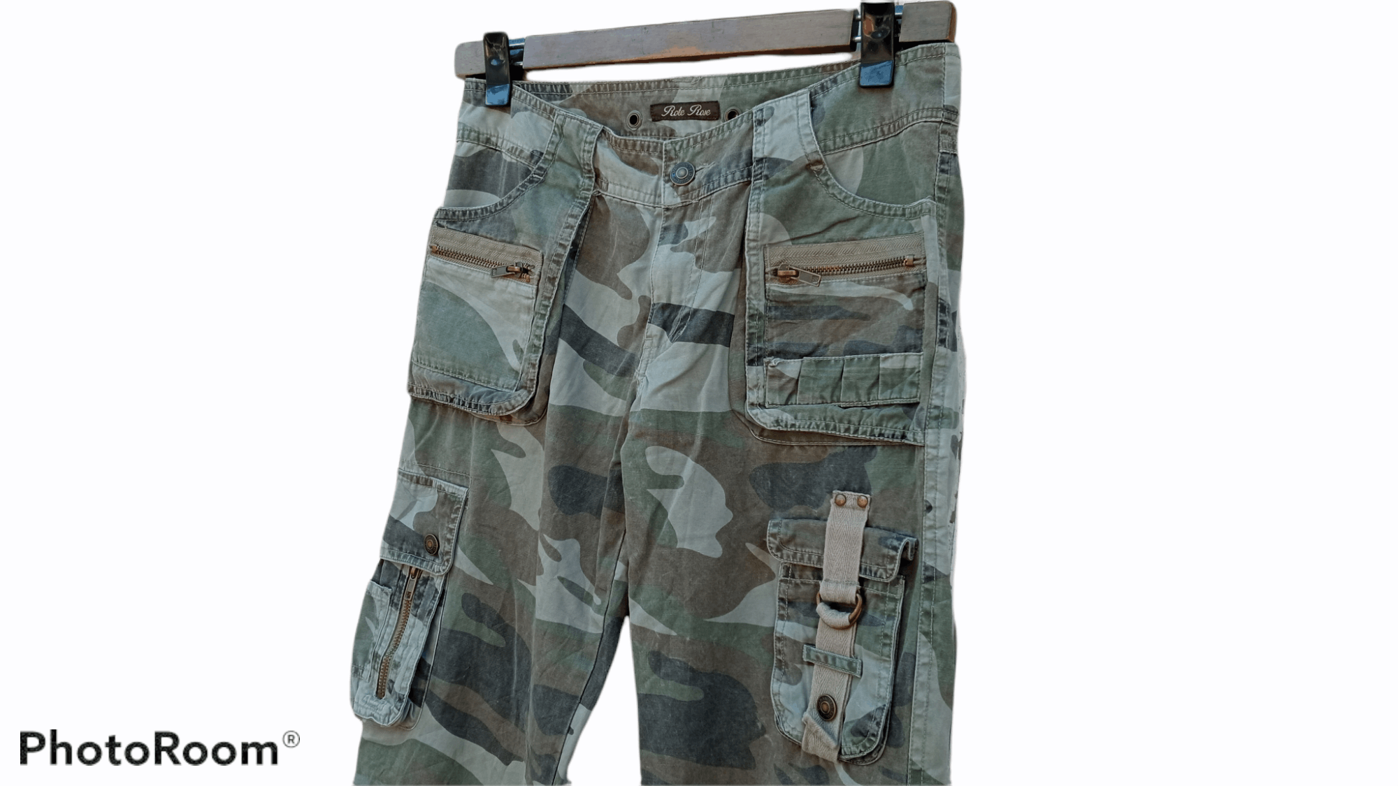 Japanese Brand 🔥🔥Rote Rose Military Camouflage Multipocket Cargo Pants Size US 28 / EU 44 - 13 Thumbnail