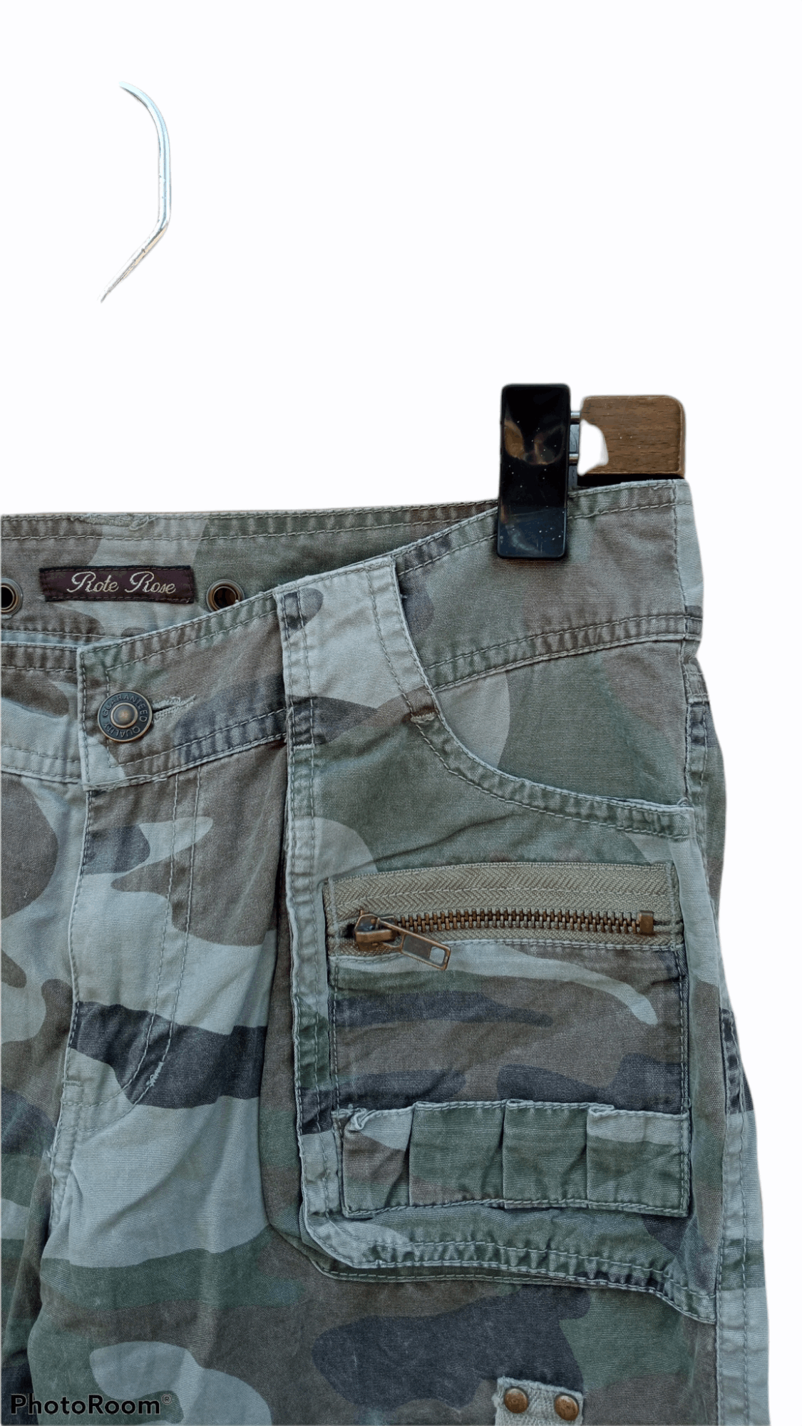 Japanese Brand 🔥🔥Rote Rose Military Camouflage Multipocket Cargo Pants Size US 28 / EU 44 - 14 Thumbnail