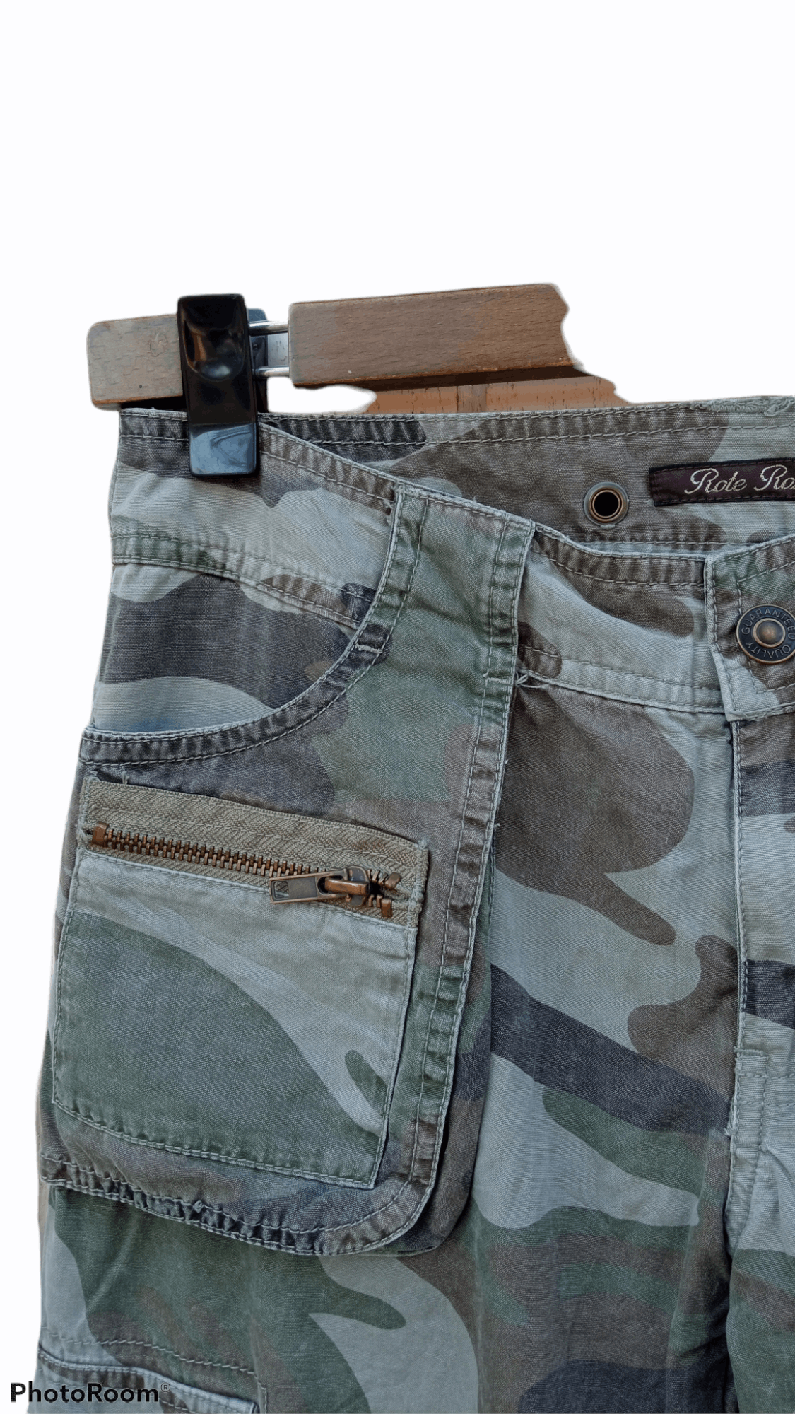 Japanese Brand 🔥🔥Rote Rose Military Camouflage Multipocket Cargo Pants Size US 28 / EU 44 - 15 Thumbnail