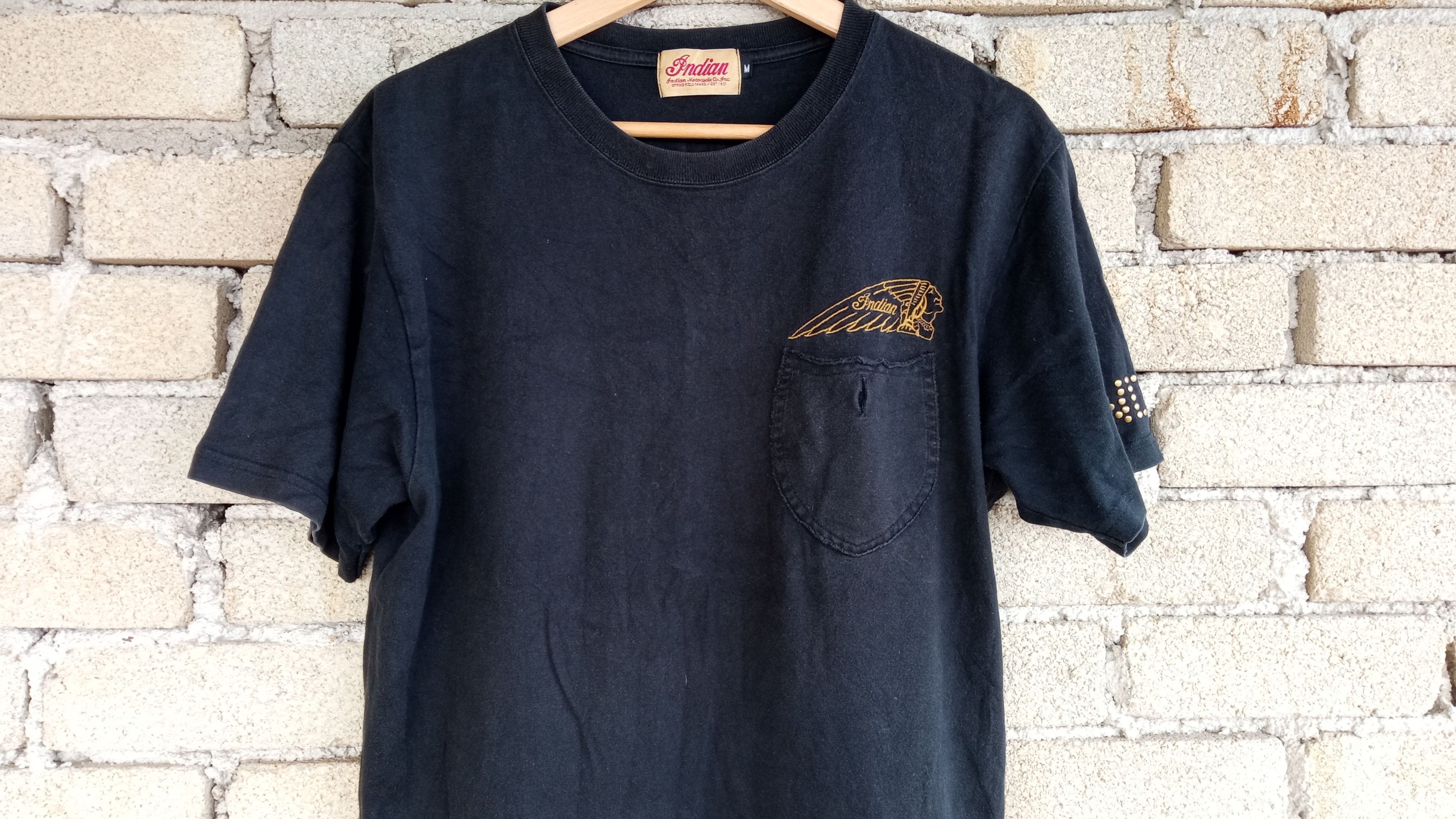 Indian Motorcycle × Japanese Brand × Vintage 🔥🔥Indian Motorcycle Native American Spirit T-Shirt Size US M / EU 48-50 / 2 - 5 Thumbnail