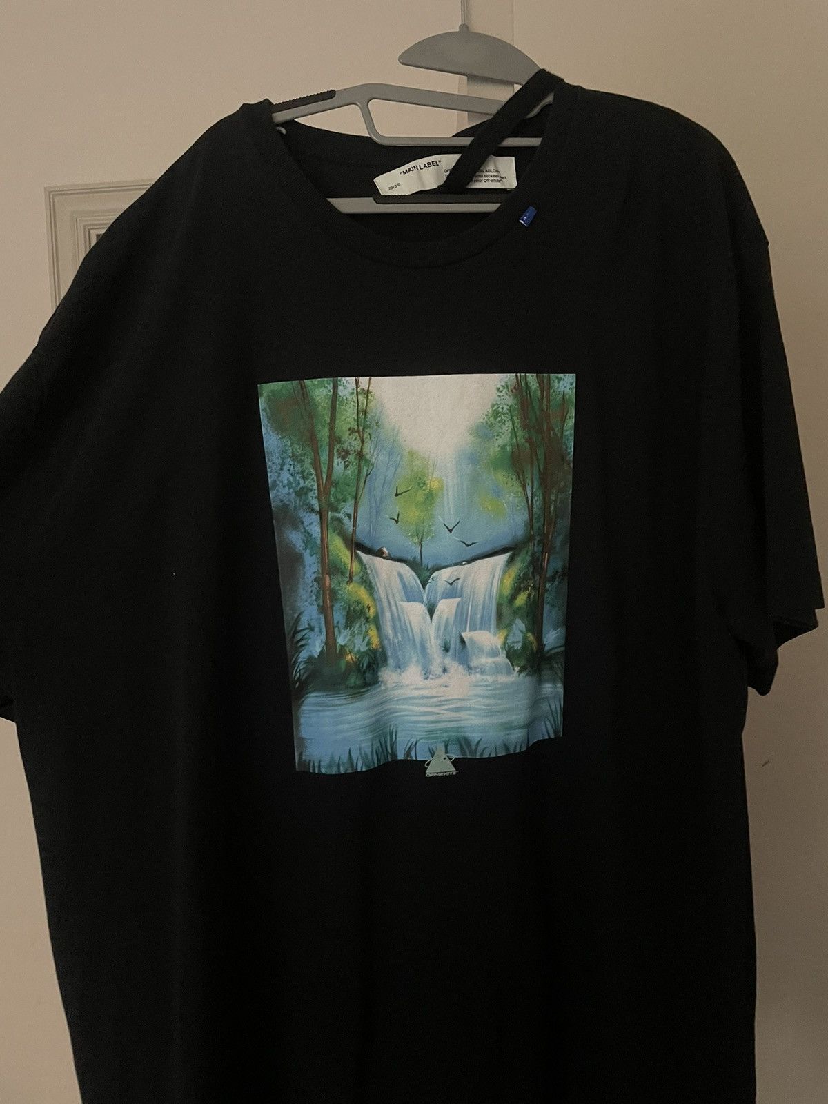 Off White Waterfall Tee | Grailed