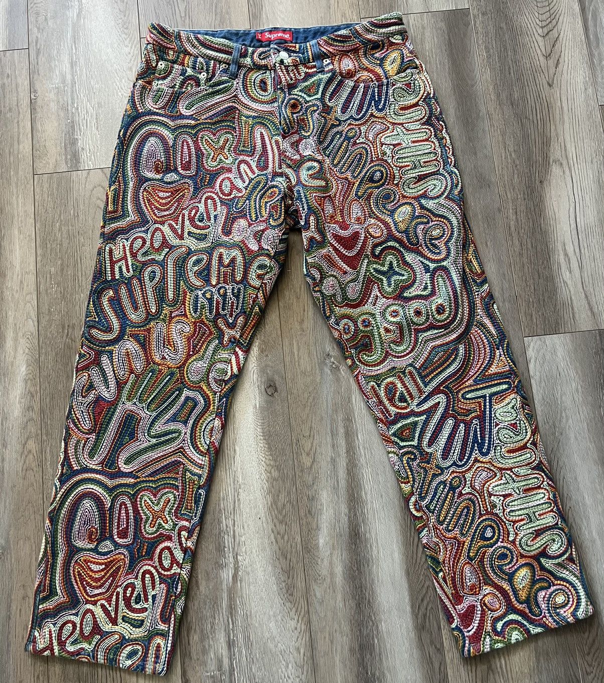 Supreme Supreme Chainstitch Denim Pants Regular Jean Multi 34