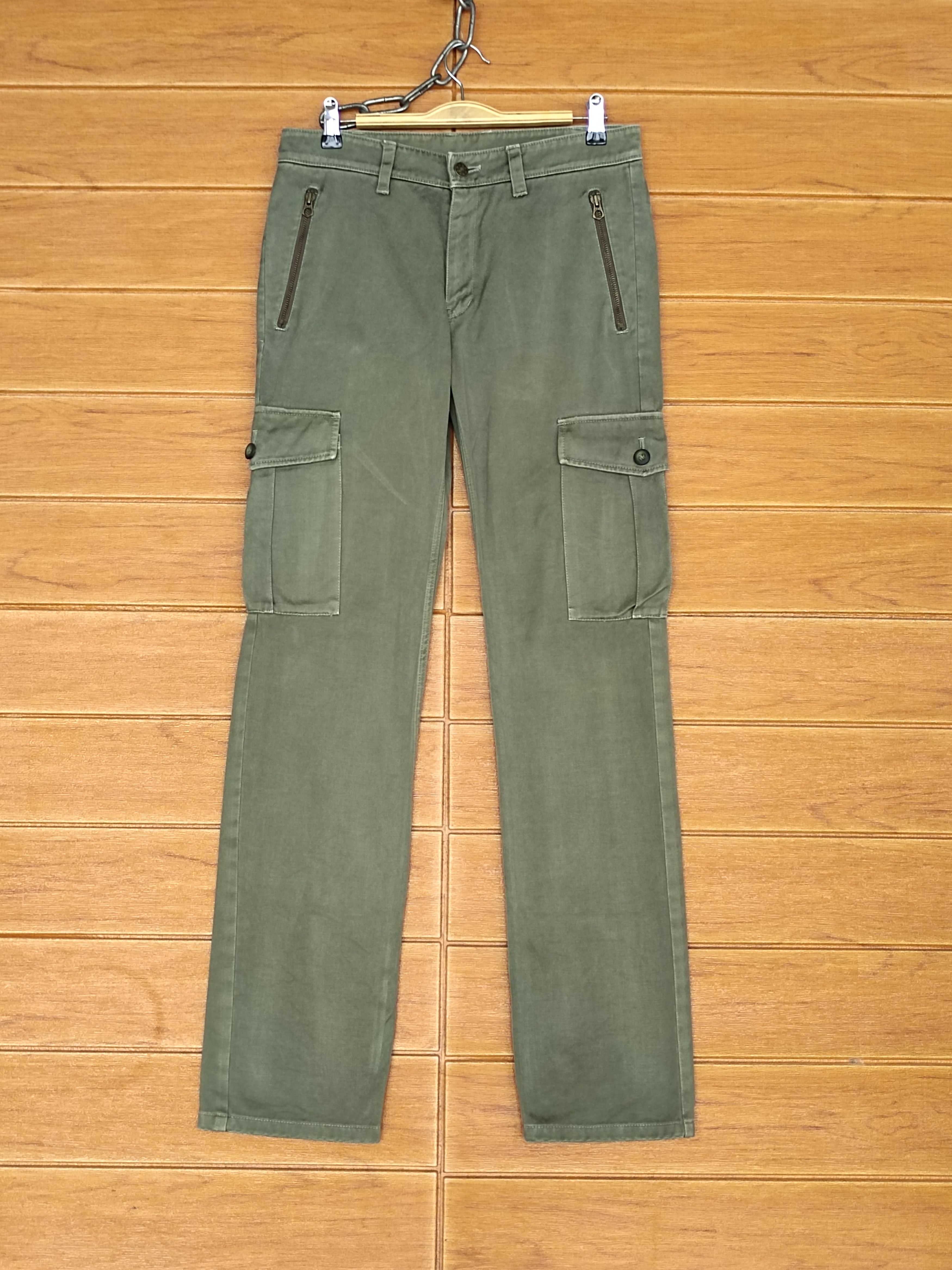 Lounge Lizard Japanese Brand Lounge Lizard Waxed Cotton Cargo Pants Size US 32 / EU 48 - 1 Thumbnail