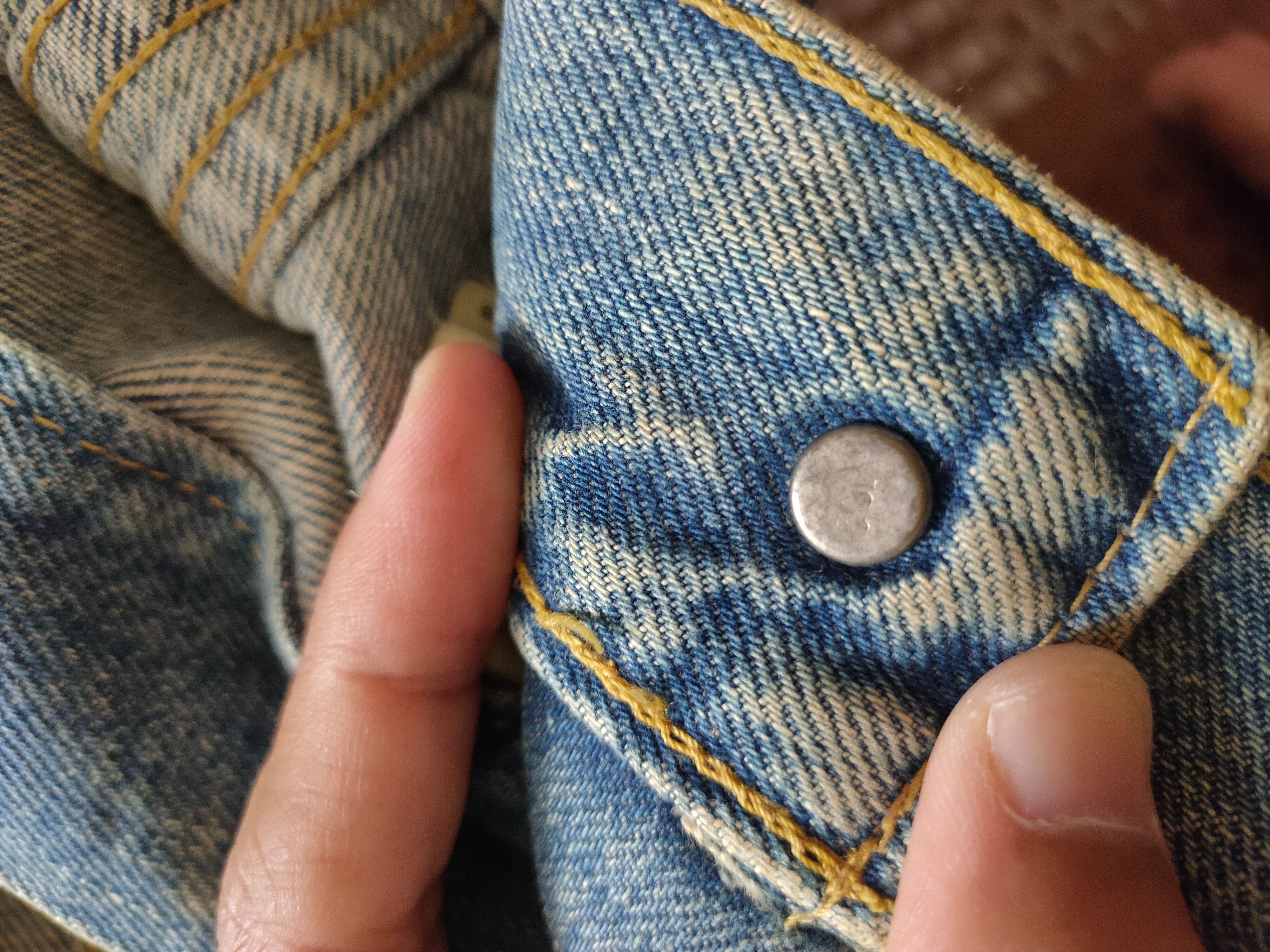 Levi's Vintage LEVIS BIG E Lot 71557 American Flag Denim Jacket Size US S / EU 44-46 / 1 - 8 Thumbnail