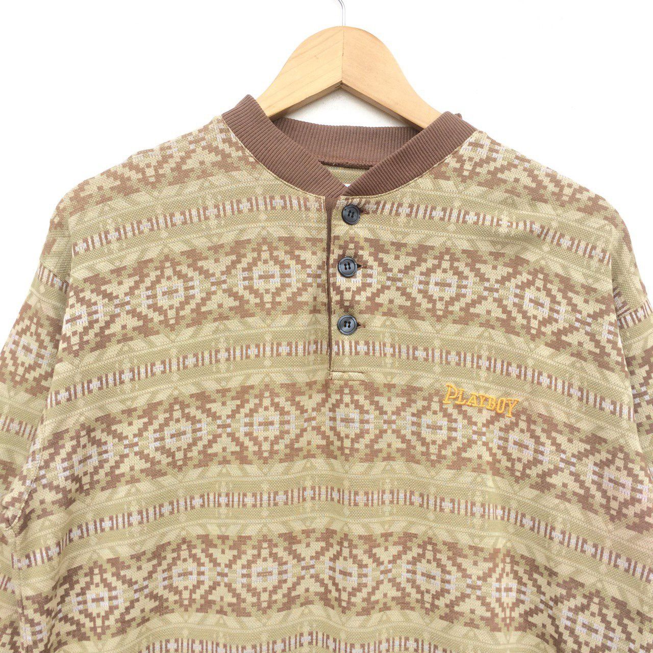 Playboy × Vintage Vintage Playboy aztec navajo motive buttom embroidered logo Size US M / EU 48-50 / 2 - 5 Thumbnail
