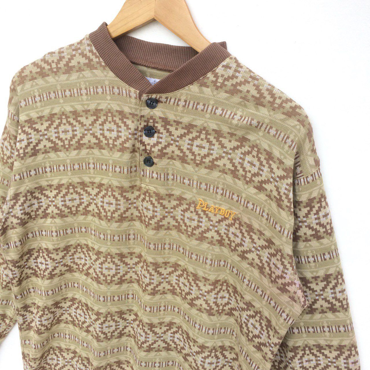Playboy × Vintage Vintage Playboy aztec navajo motive buttom embroidered logo Size US M / EU 48-50 / 2 - 4 Thumbnail