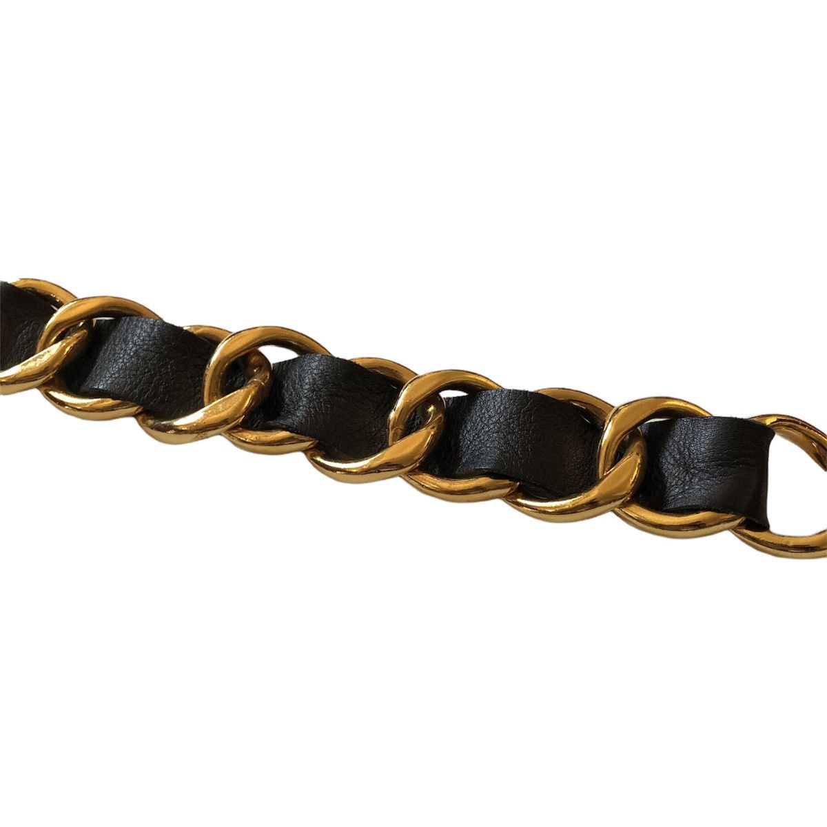 Chanel Chanel 1980 Gold Runway Coco Spell Out CC Logo Chain Belt Size ONE SIZE - 14 Thumbnail