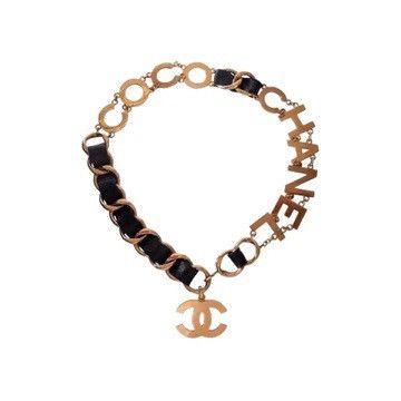 Chanel Chanel 1980 Gold Runway Coco Spell Out CC Logo Chain Belt Size ONE SIZE - 3 Thumbnail