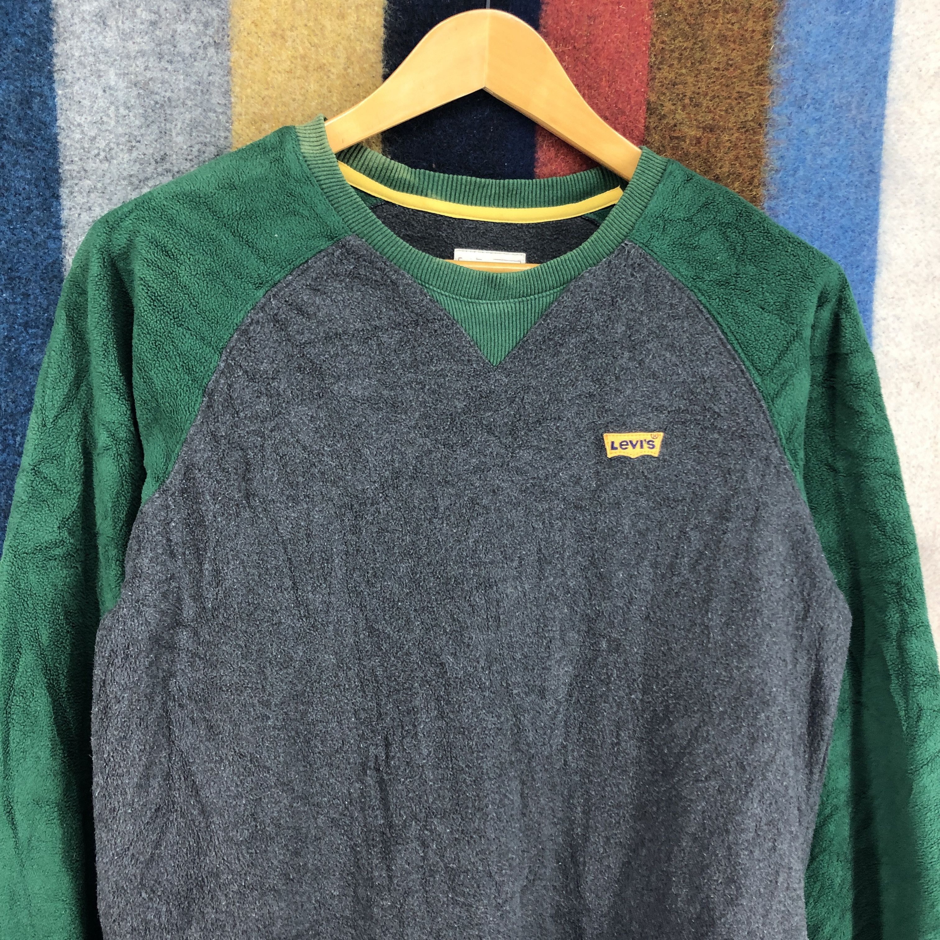 Levi's LEVIS STRAUSS And CO. Crew Neck Fleece #0489/U Size US M / EU 48-50 / 2 - 2 Thumbnail