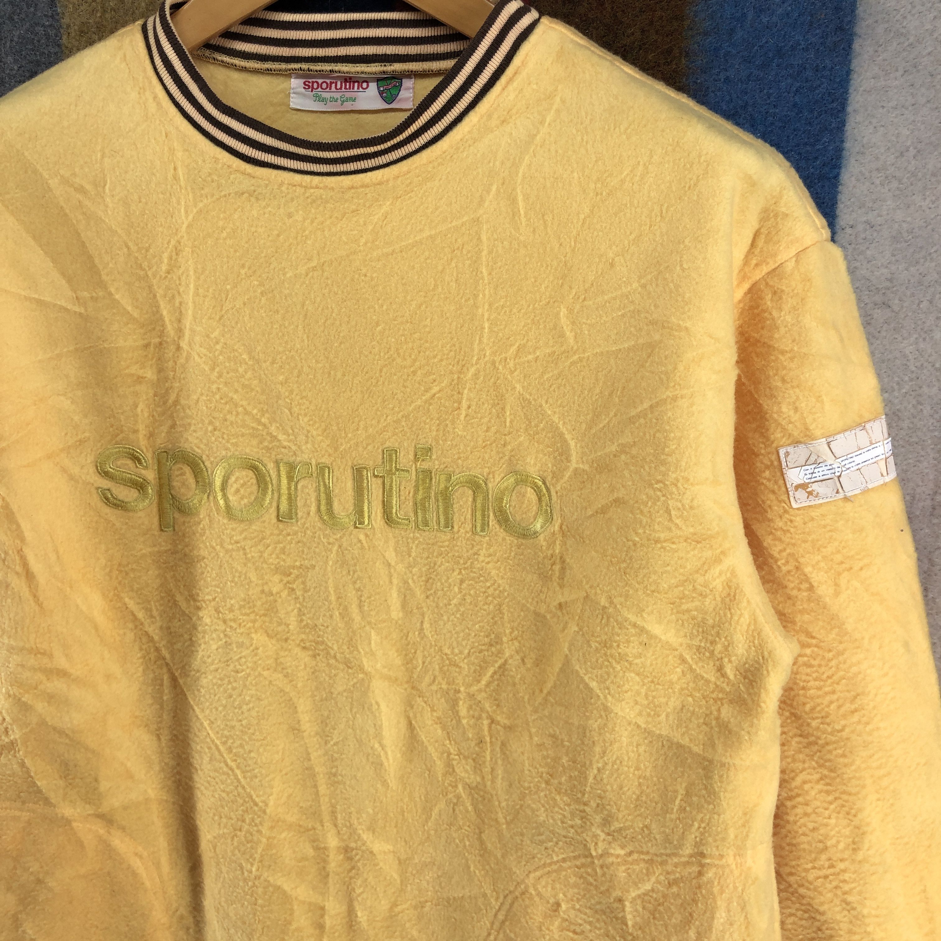 Japanese Brand SPORUTINO Crew Neck Fleece #0142/G Size US M / EU 48-50 / 2 - 2 Thumbnail