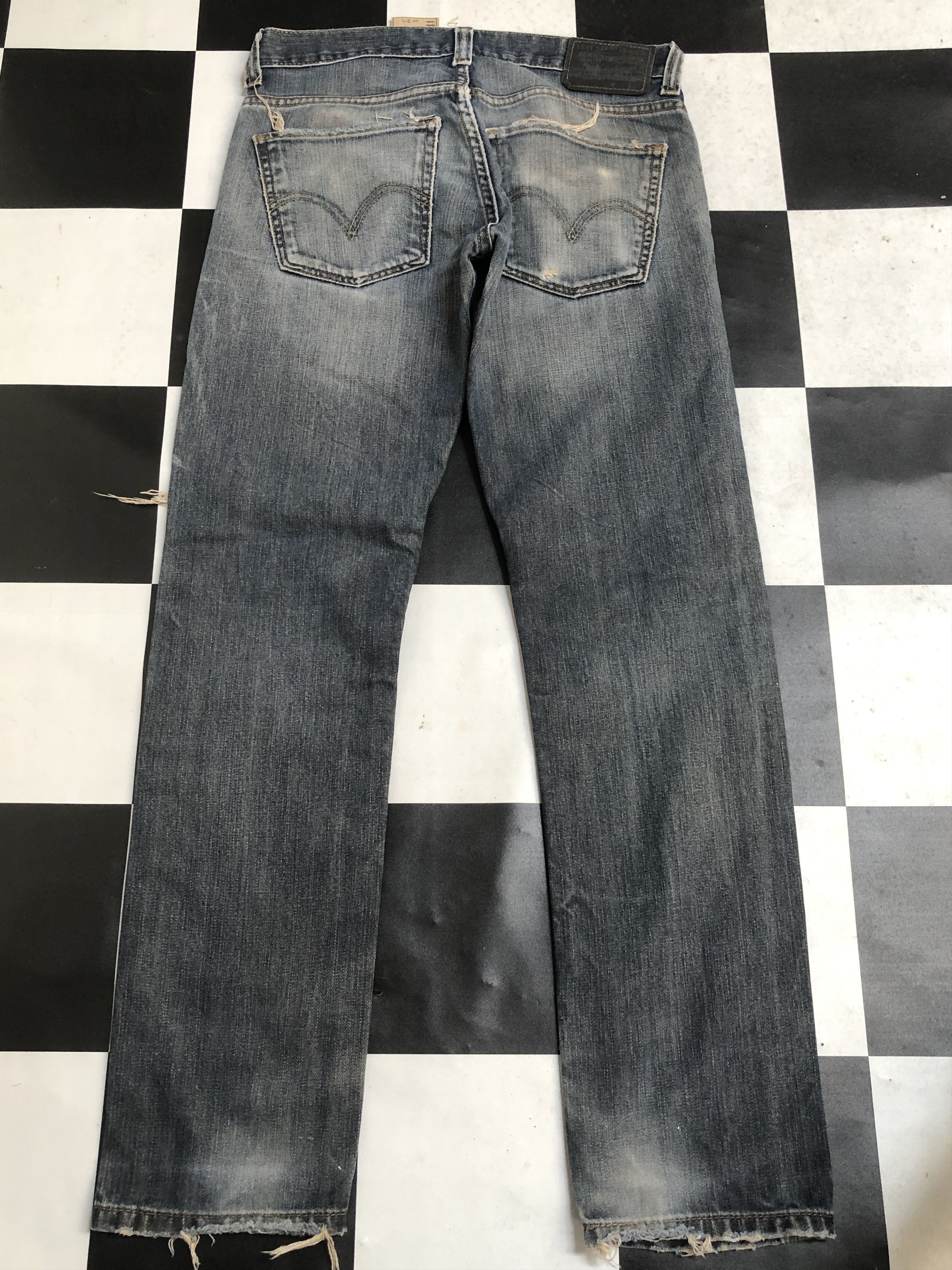 Levi's Levis 511 Distressed Skinny Jeans - L512 Size US 31 - 2 Thumbnail