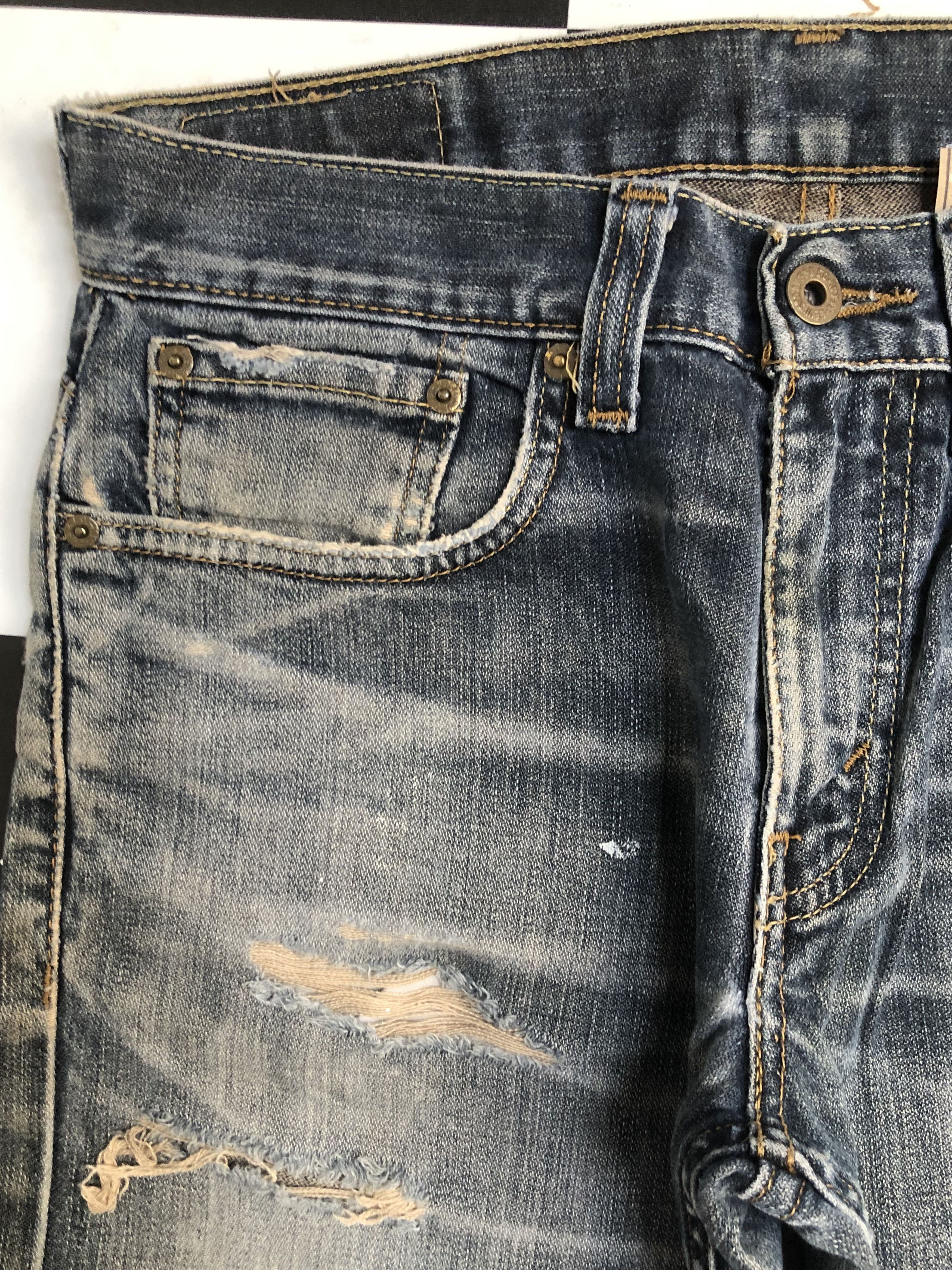 Levi's Levis 511 Distressed Skinny Jeans - L512 Size US 31 - 7 Thumbnail