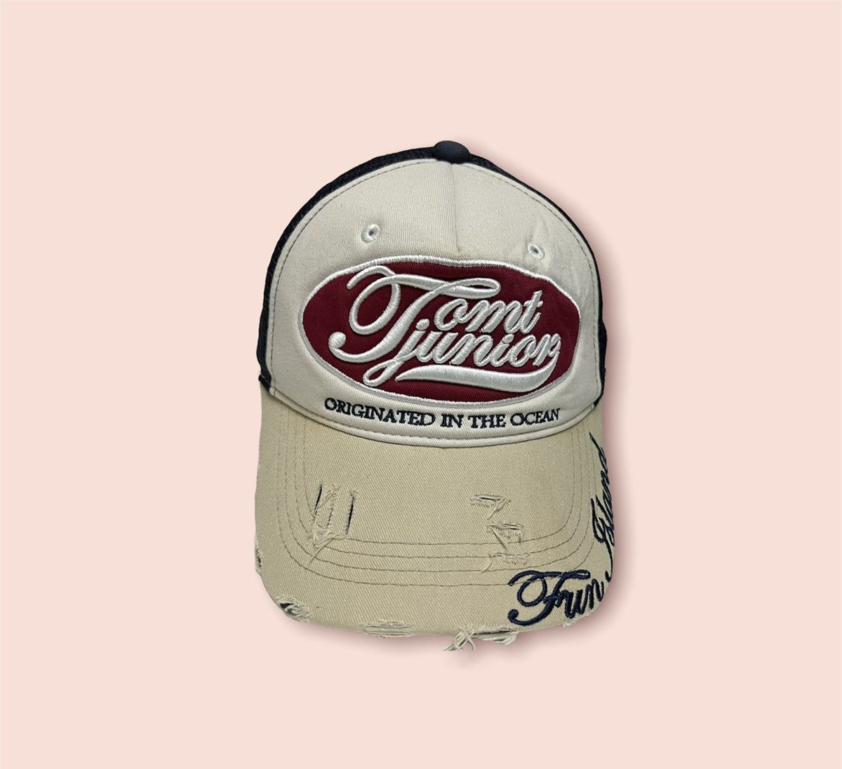 Japanese Brand × Sun Surf THOMT JUNIOR DISTRESSED TRUCKER SNAPBACK Size ONE SIZE - 6 Thumbnail