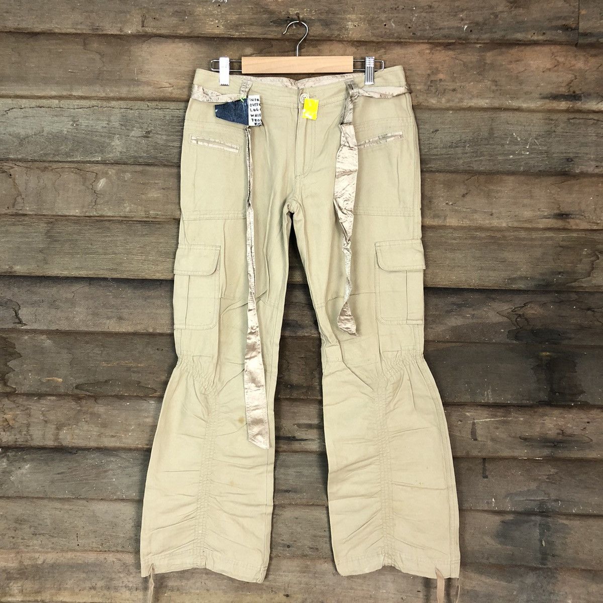 Japanese Brand Complete Girl Brown Multipocket Tactical Cargo Pants #3313DL Size 28" / US 6 / IT 42 - 1 Thumbnail