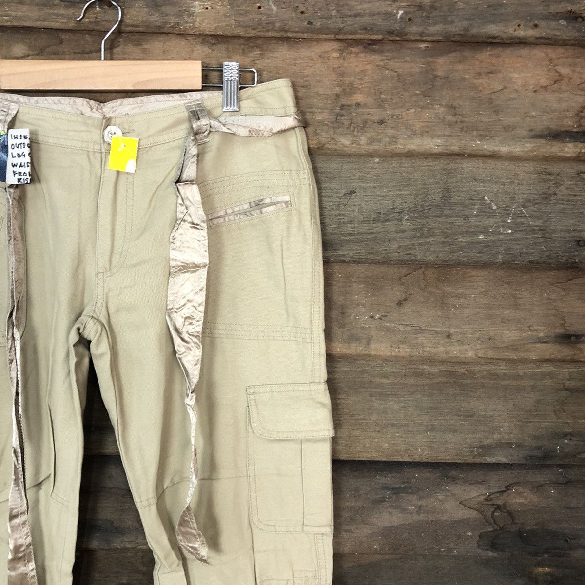 Japanese Brand Complete Girl Brown Multipocket Tactical Cargo Pants #3313DL Size 28" / US 6 / IT 42 - 5 Thumbnail