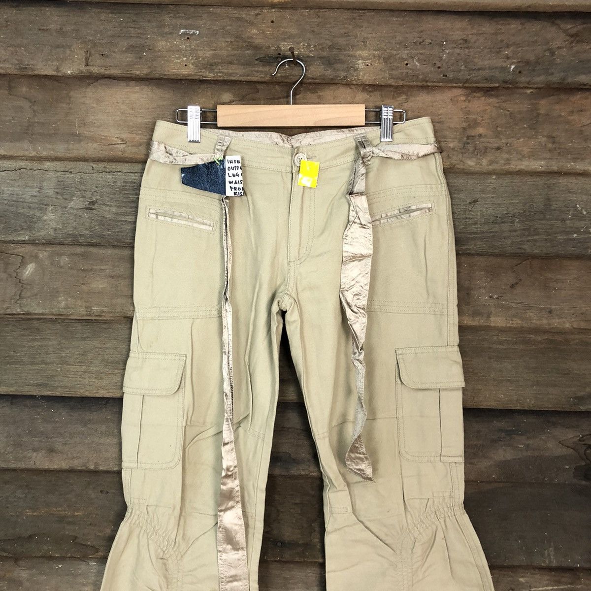 Japanese Brand Complete Girl Brown Multipocket Tactical Cargo Pants #3313DL Size 28" / US 6 / IT 42 - 2 Thumbnail