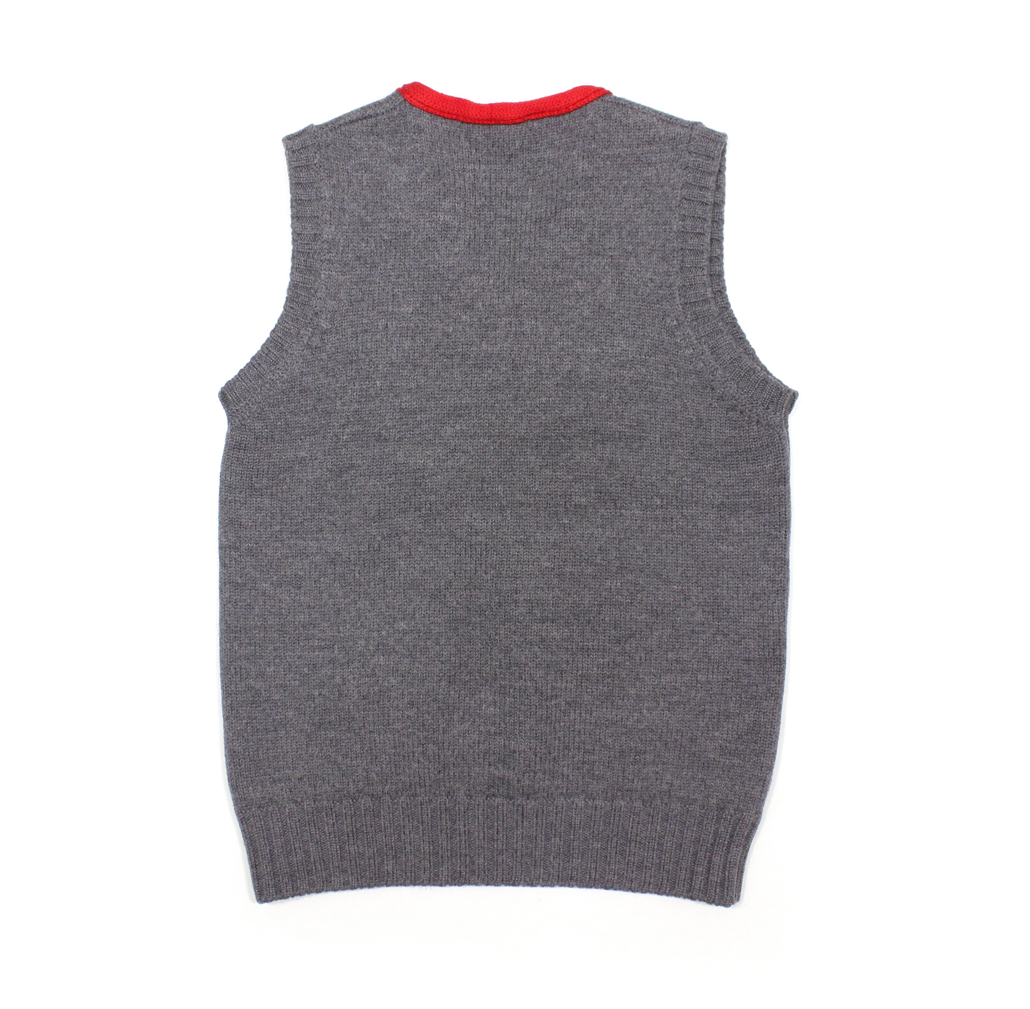 Dsquared2 Vintage Embroidered Logo Wool Knit Vest Size US M / EU 48-50 / 2 - 2 Thumbnail