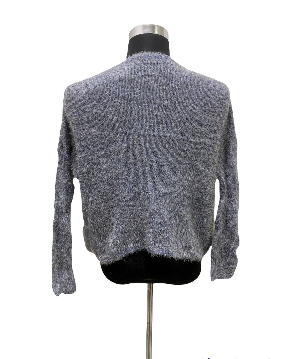 Aran Isles Knitwear × Japanese Brand Soft Mohair Wool Fur Fluffy Shaggy Knit Croptop Sweater Size M / US 6-8 / IT 42-44 - 2 Thumbnail