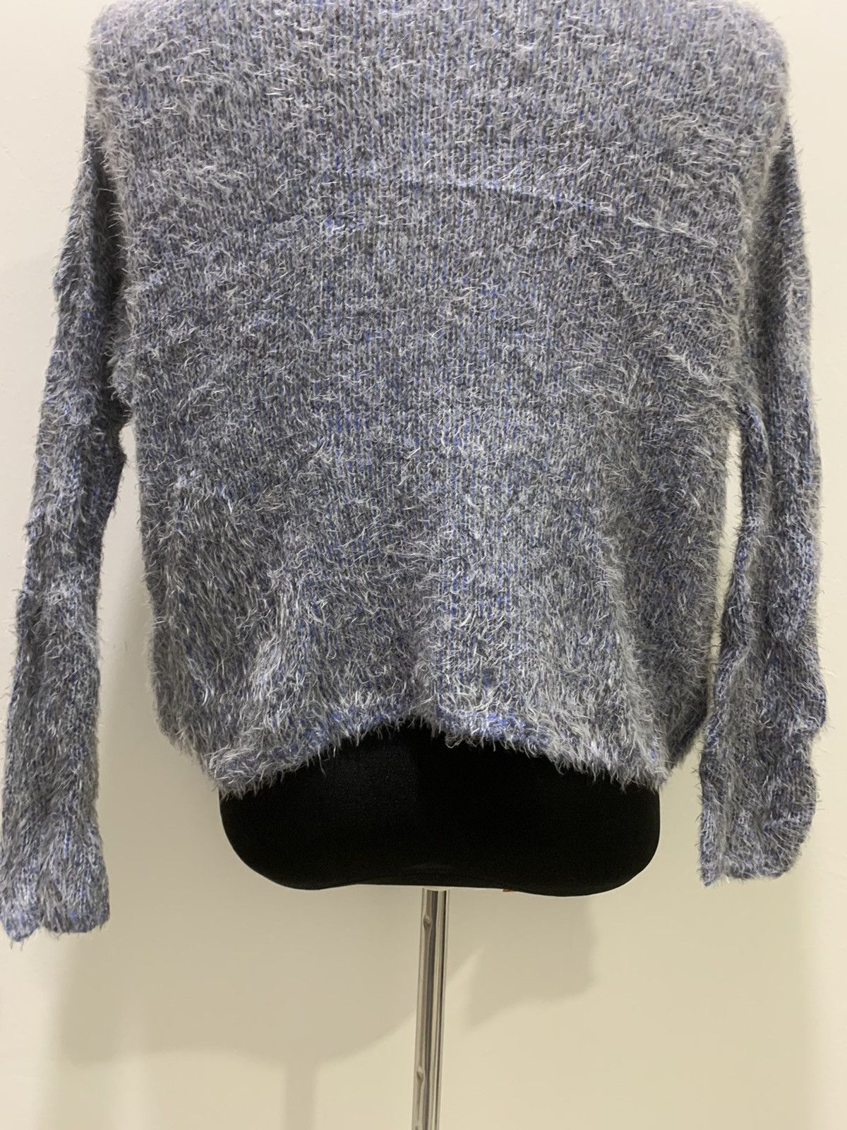Aran Isles Knitwear × Japanese Brand Soft Mohair Wool Fur Fluffy Shaggy Knit Croptop Sweater Size M / US 6-8 / IT 42-44 - 12 Thumbnail