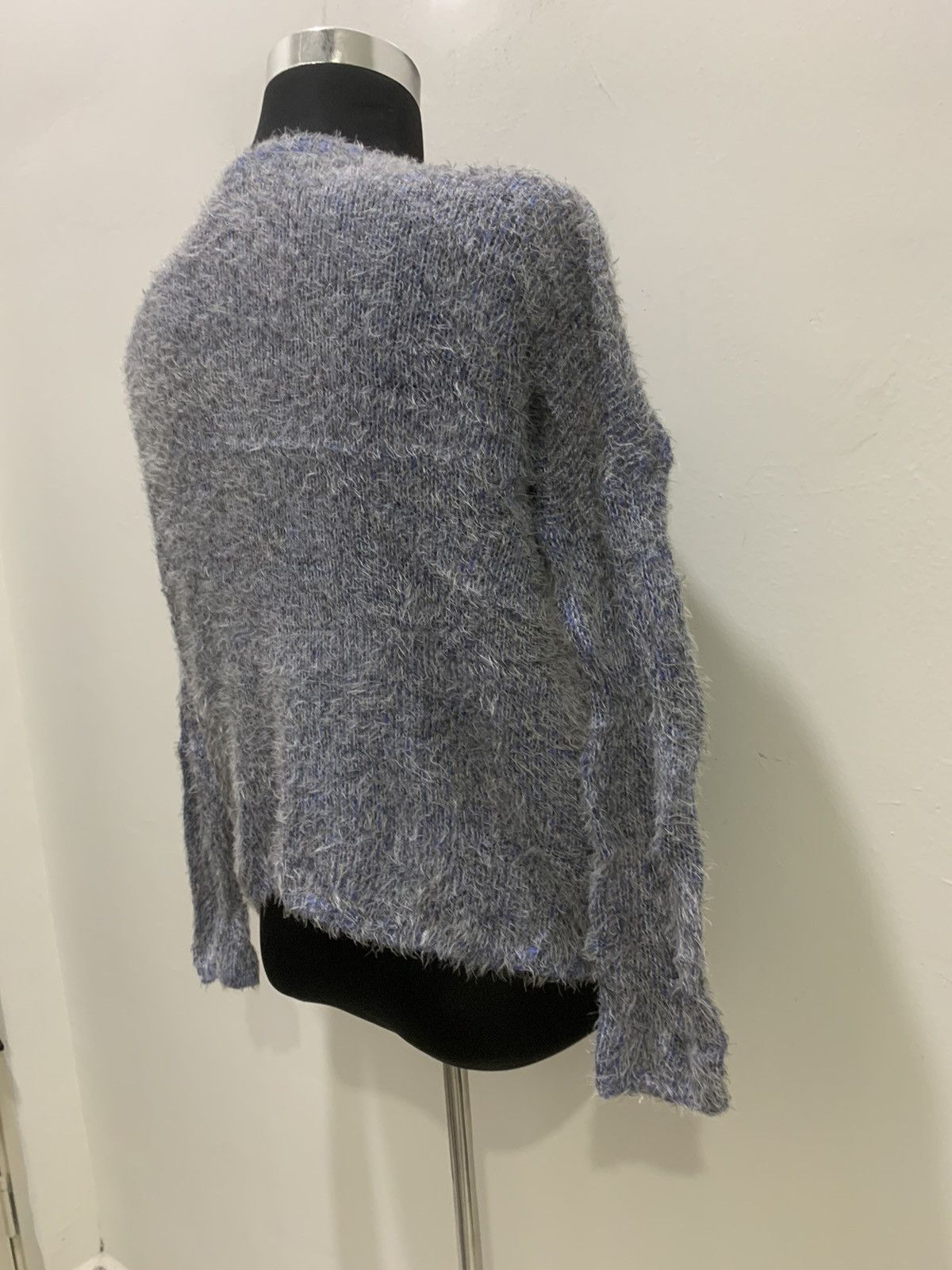 Aran Isles Knitwear × Japanese Brand Soft Mohair Wool Fur Fluffy Shaggy Knit Croptop Sweater Size M / US 6-8 / IT 42-44 - 14 Thumbnail