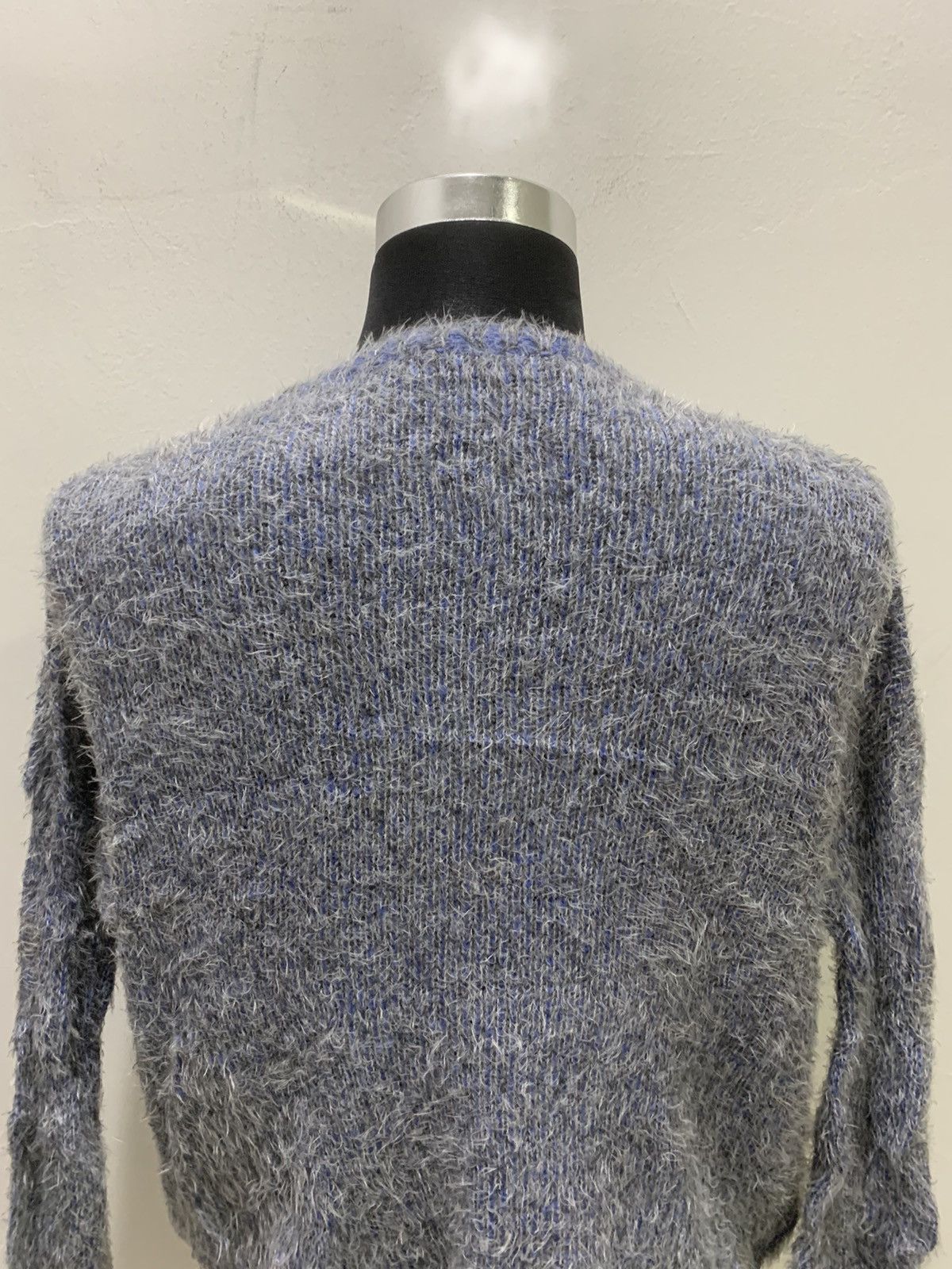 Aran Isles Knitwear × Japanese Brand Soft Mohair Wool Fur Fluffy Shaggy Knit Croptop Sweater Size M / US 6-8 / IT 42-44 - 11 Thumbnail