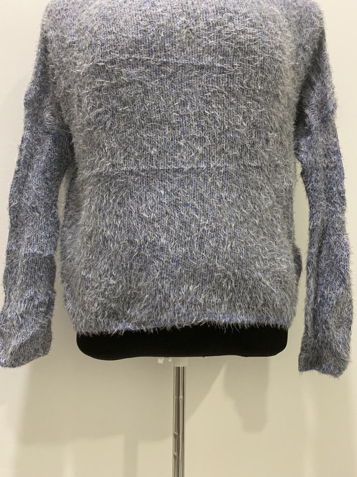 Aran Isles Knitwear × Japanese Brand Soft Mohair Wool Fur Fluffy Shaggy Knit Croptop Sweater Size M / US 6-8 / IT 42-44 - 4 Thumbnail