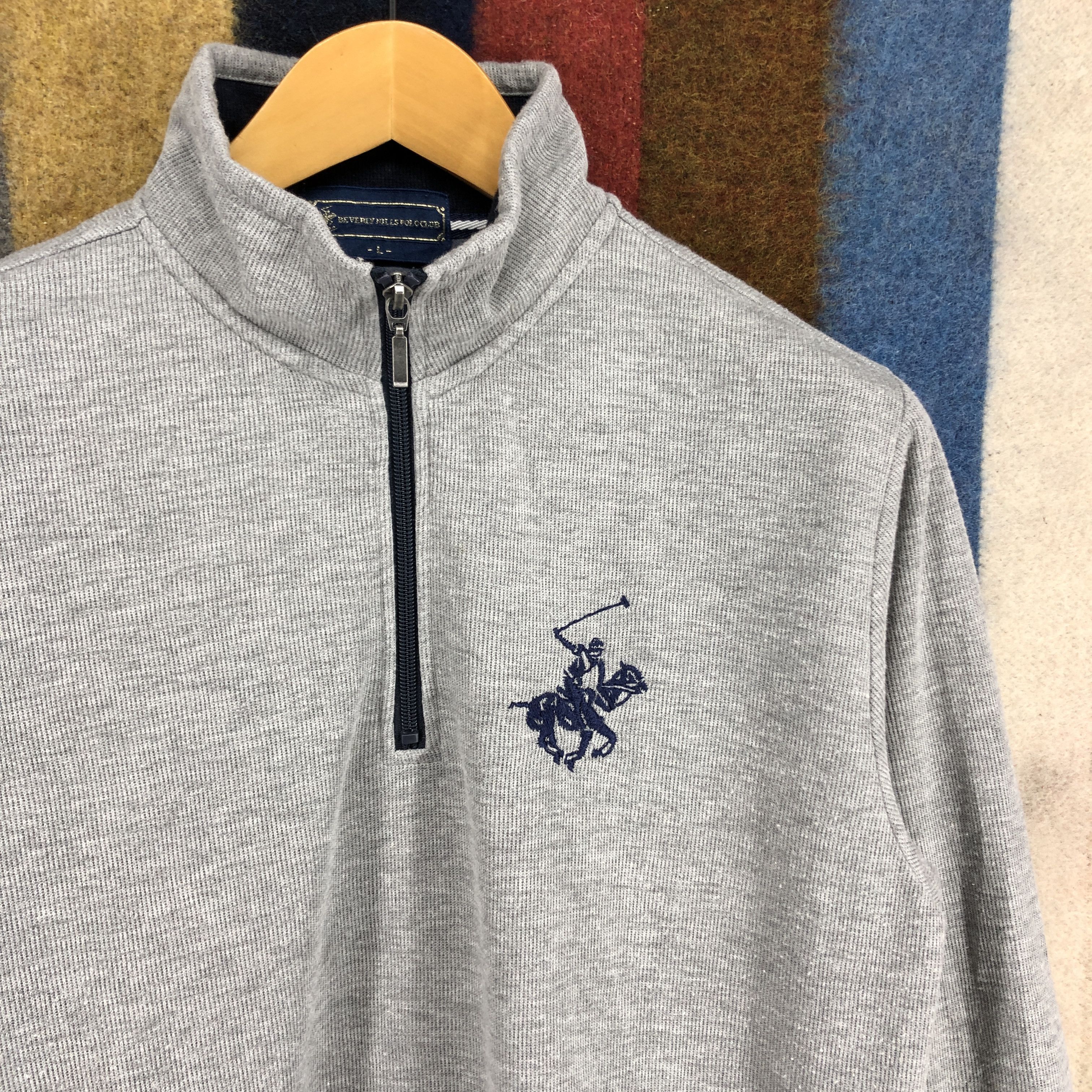 Beverly Hills Polo Club BHPC Turtle Neck Sweatshirt #2765-100 Size US M / EU 48-50 / 2 - 2 Thumbnail